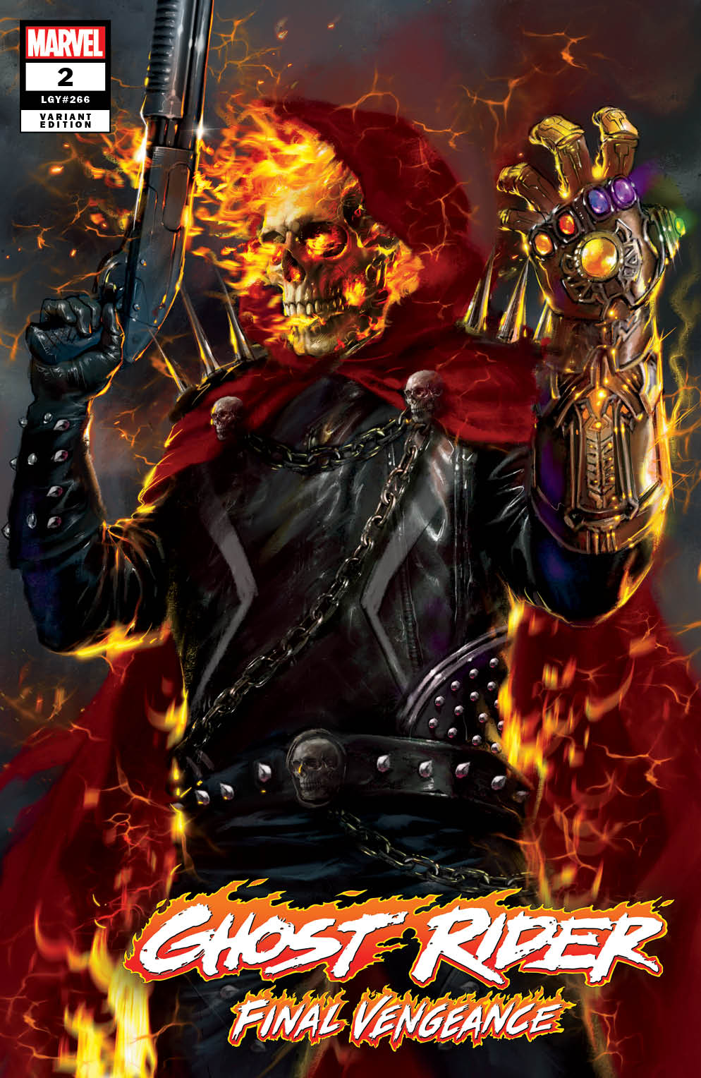 GHOST RIDER: FINAL VENGEANCE #2 LUCIO PARRILLO EXCLUSIVE HOOD VARIANT - 04/17/2024