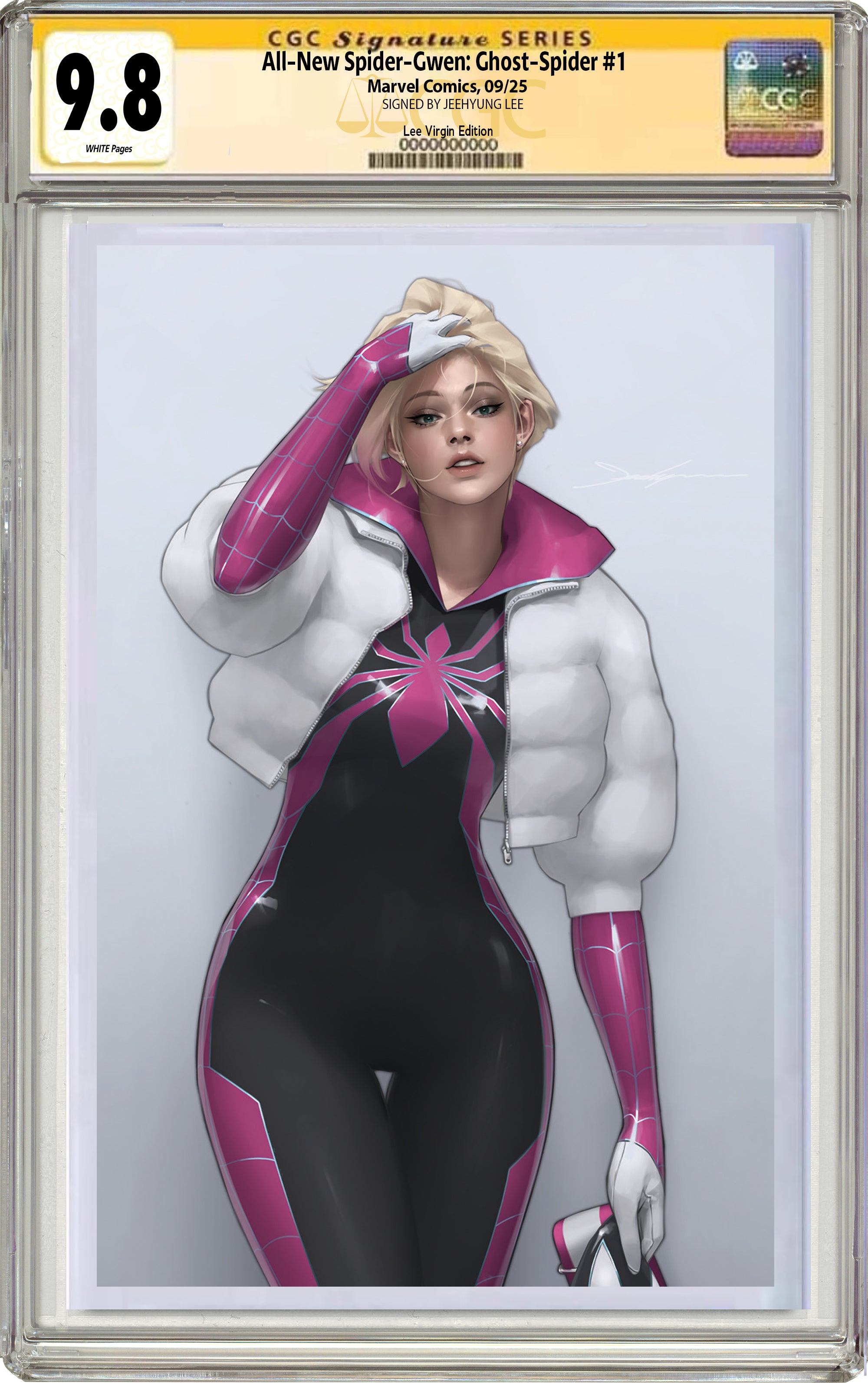 ALL-NEW SPIDER-GWEN: THE GHOST-SPIDER #1 JEEHYUNG LEE FANEXPO CHICAGO EXCLUSIVE VARIANT COVER OPTIONS
