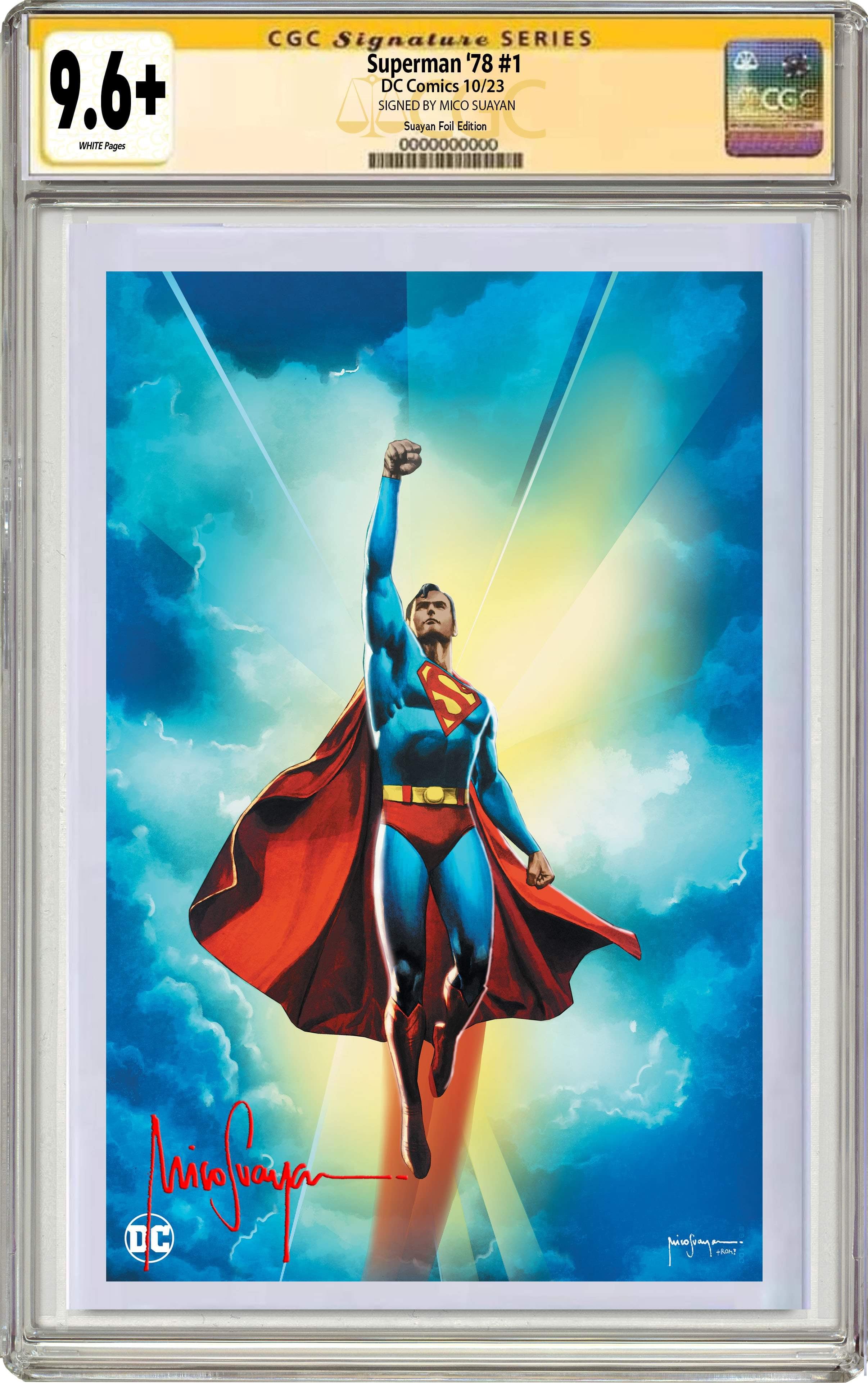 SUPERMAN 78 #1 MICO SUAYAN NYCC EXCLUSIVE FOIL VARIANT