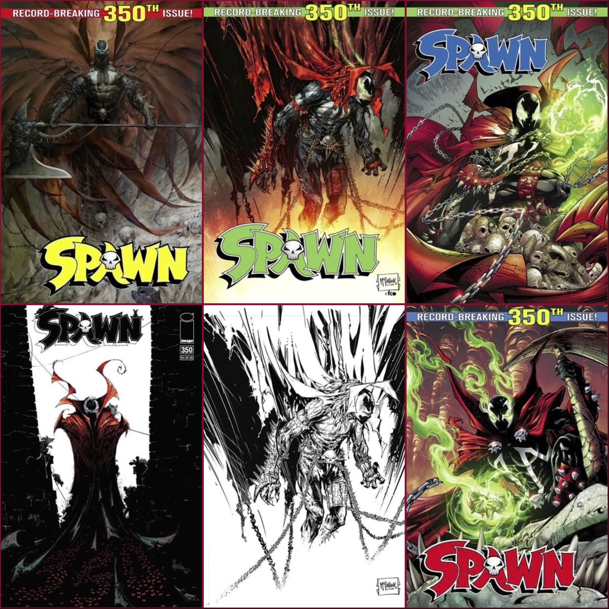 SPAWN #350 ULTIMATE 6-PACK BUNDLE OPTIONS 02/21/24