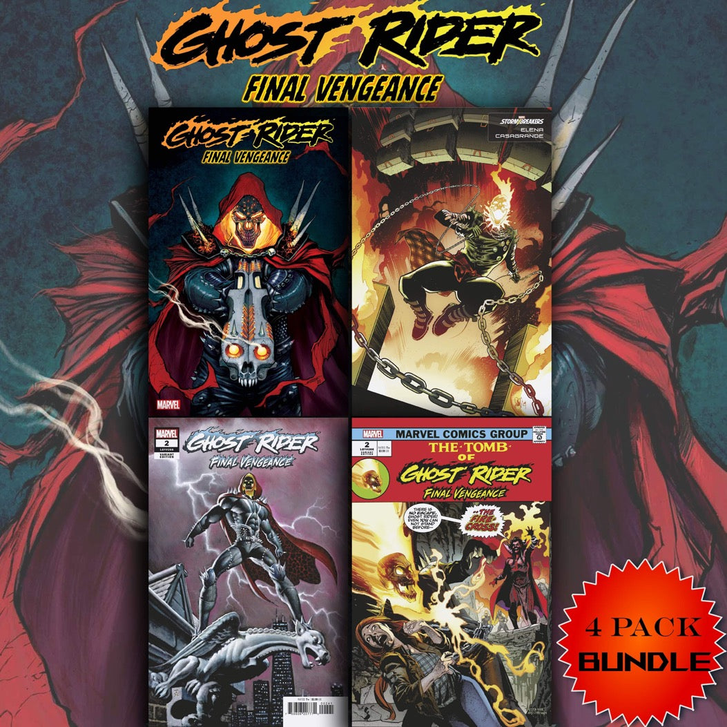 GHOST RIDER: FINAL VENGEANCE #2 THE HOOD 4-PACK BUNDLE - 04/17/2024