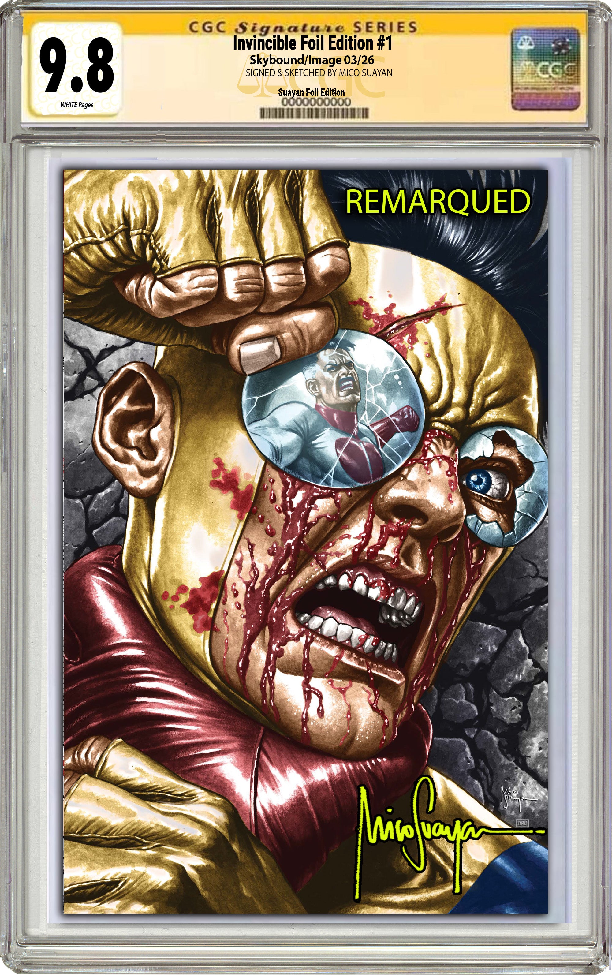 INVINCIBLE FOIL EDITION #1 MICO SUAYAN C2E2 EXCLUSIVE FOIL EDITION