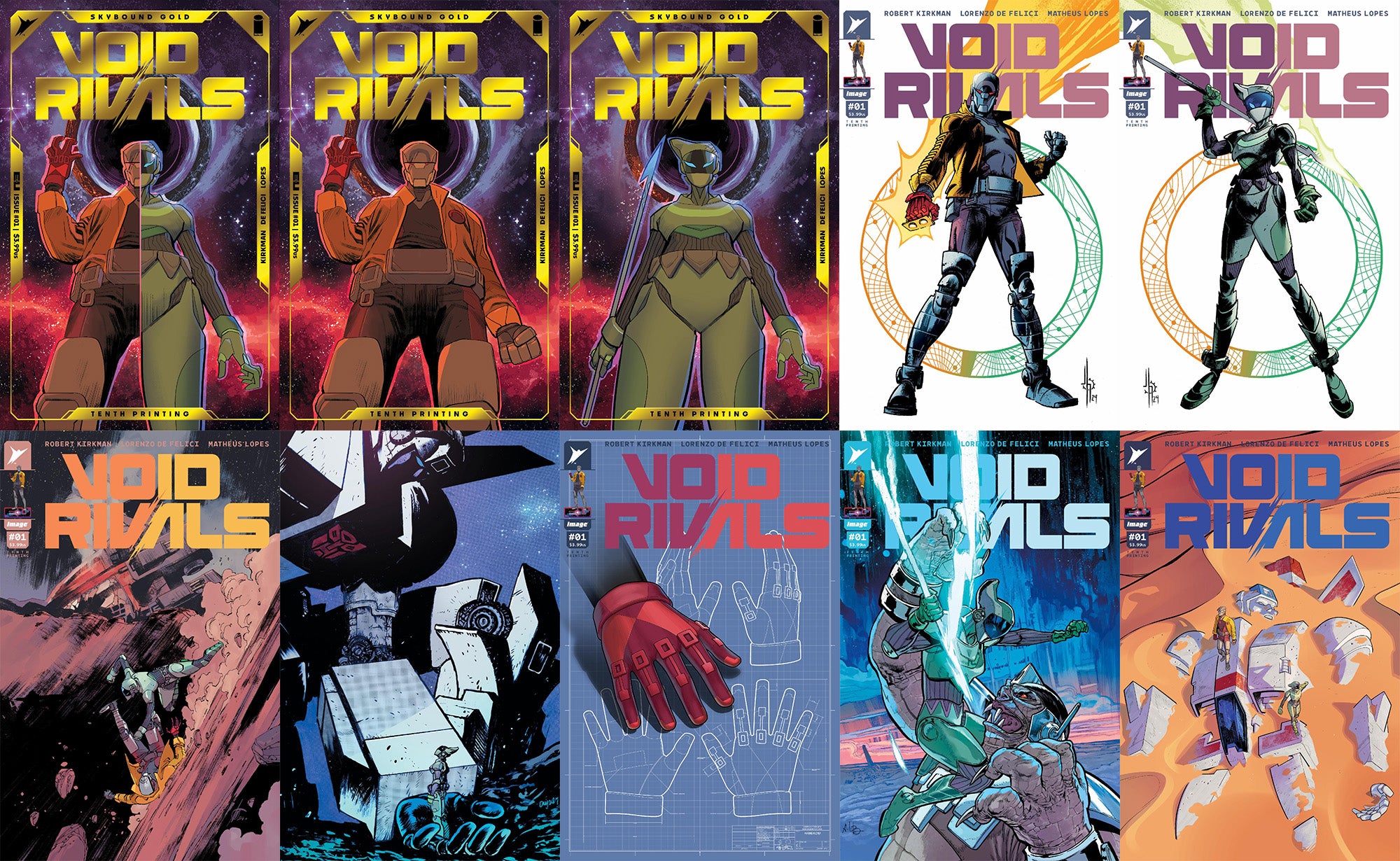 VOID RIVALS #1 Tenth Printing 10-PACK BUNDLE STOCK DATE: 09-18-24