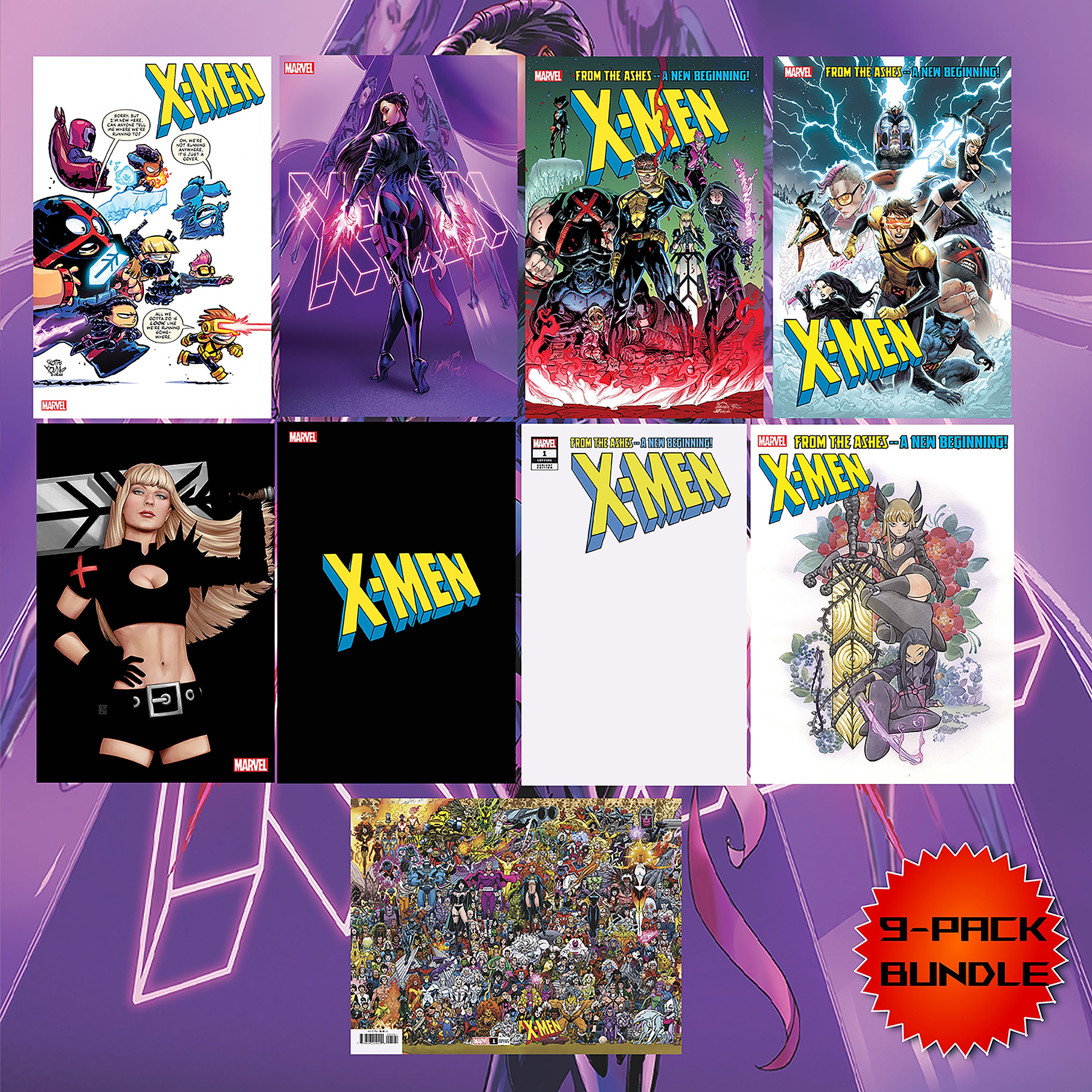 X-MEN #1 9-PACK BUNDLE - 07-10-24