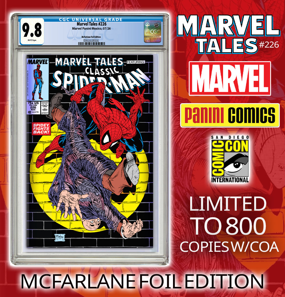 MARVEL TALES FEATURING SPIDER-MAN #226 TODD MCFARLANE SDCC EXCLUSIVE FOIL EDITION