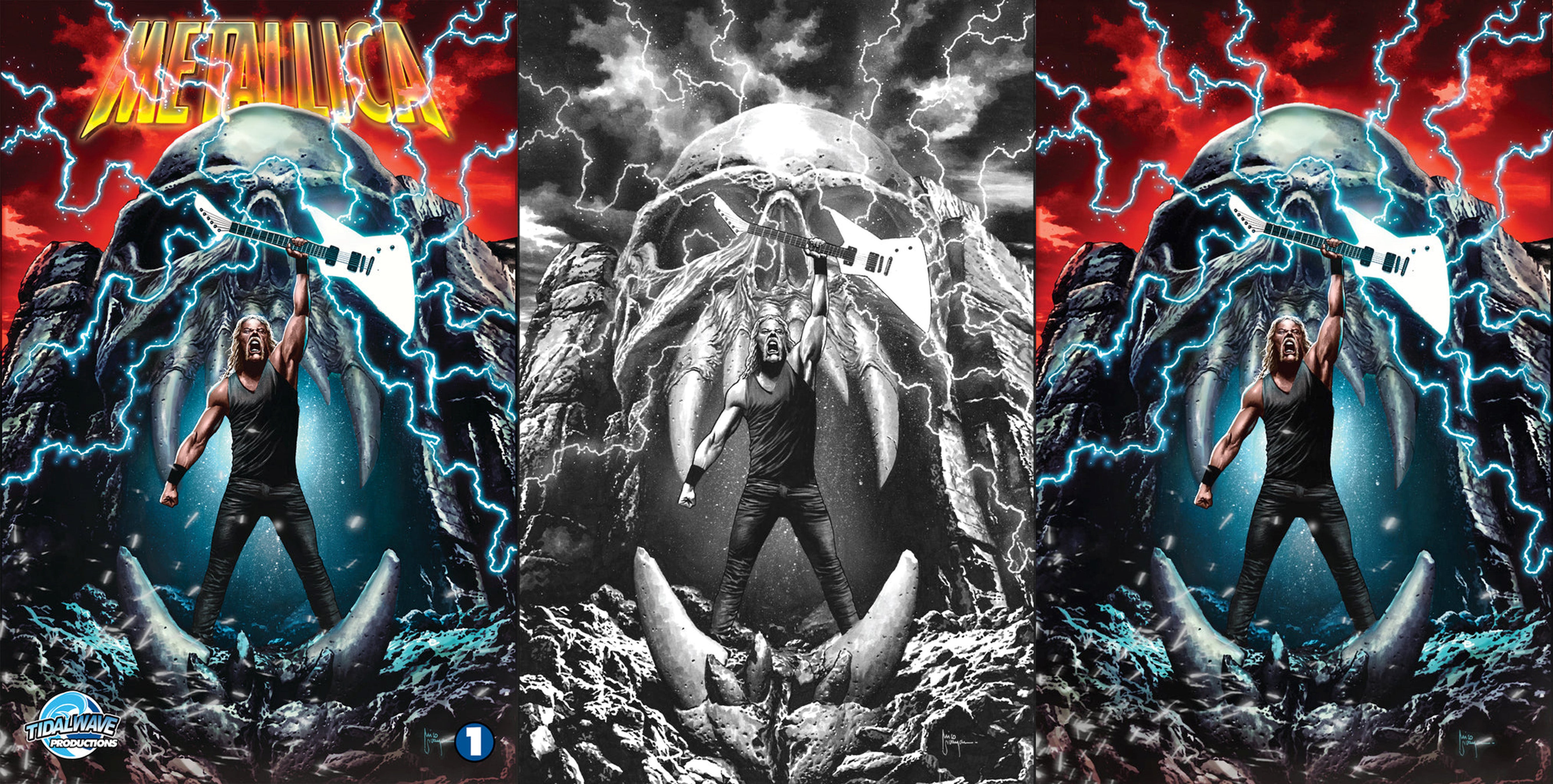 METALLICA #1 MICO SUAYAN FANEXPO DALLAS EXCLUSIVE VARIANTS (IN STOCK) I6