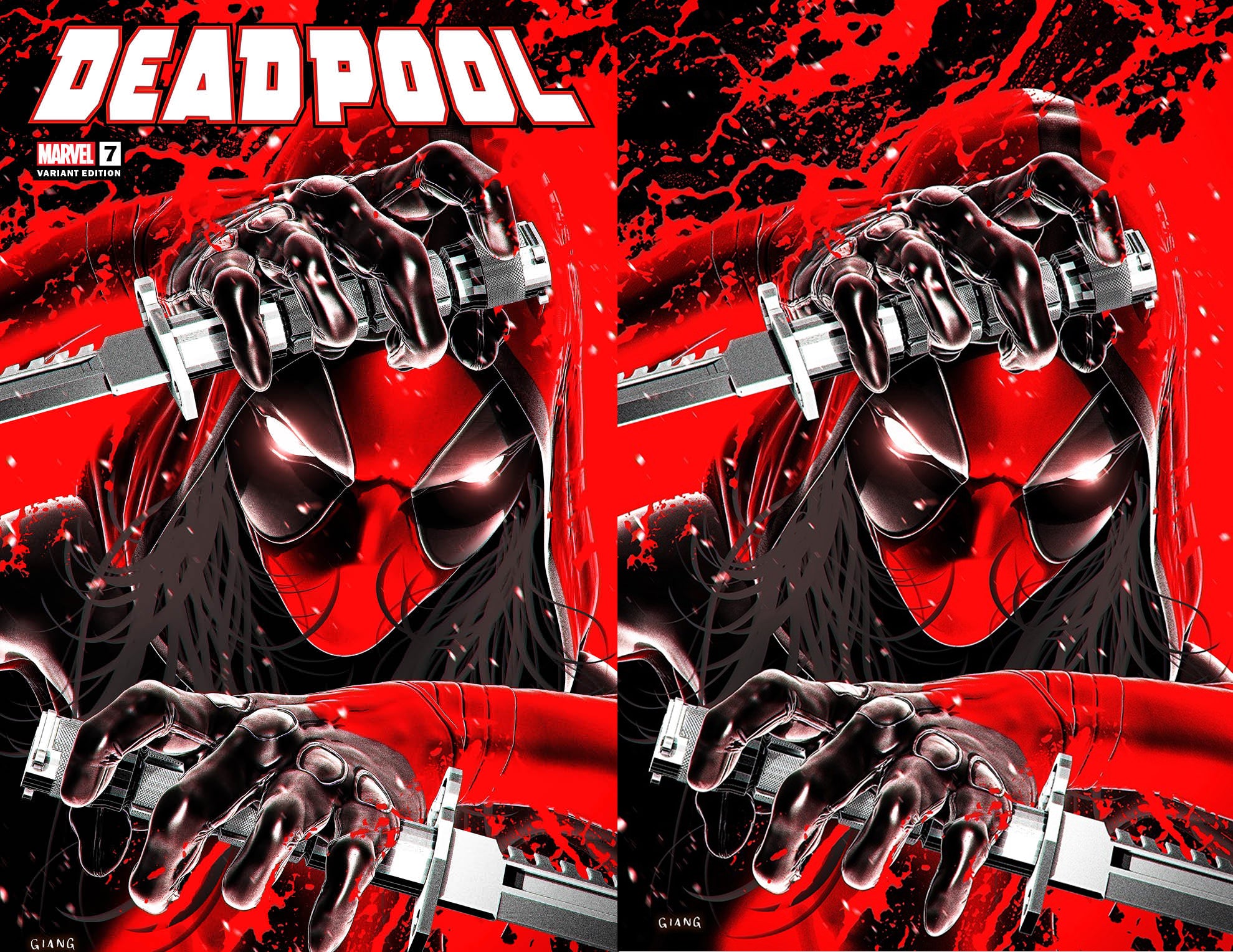 DEADPOOL #7 JOHN GIANG NEGATIVE BLEED EXCLUSIVE VARIANT (FEATURING ELL