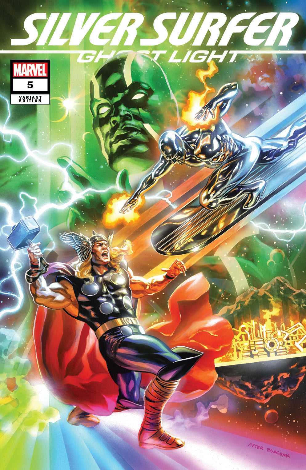 SILVER SURFER GHOST LIGHT 5 FELIPE MASSAFERA EXCLUSIVE VARIANT OPTIONS