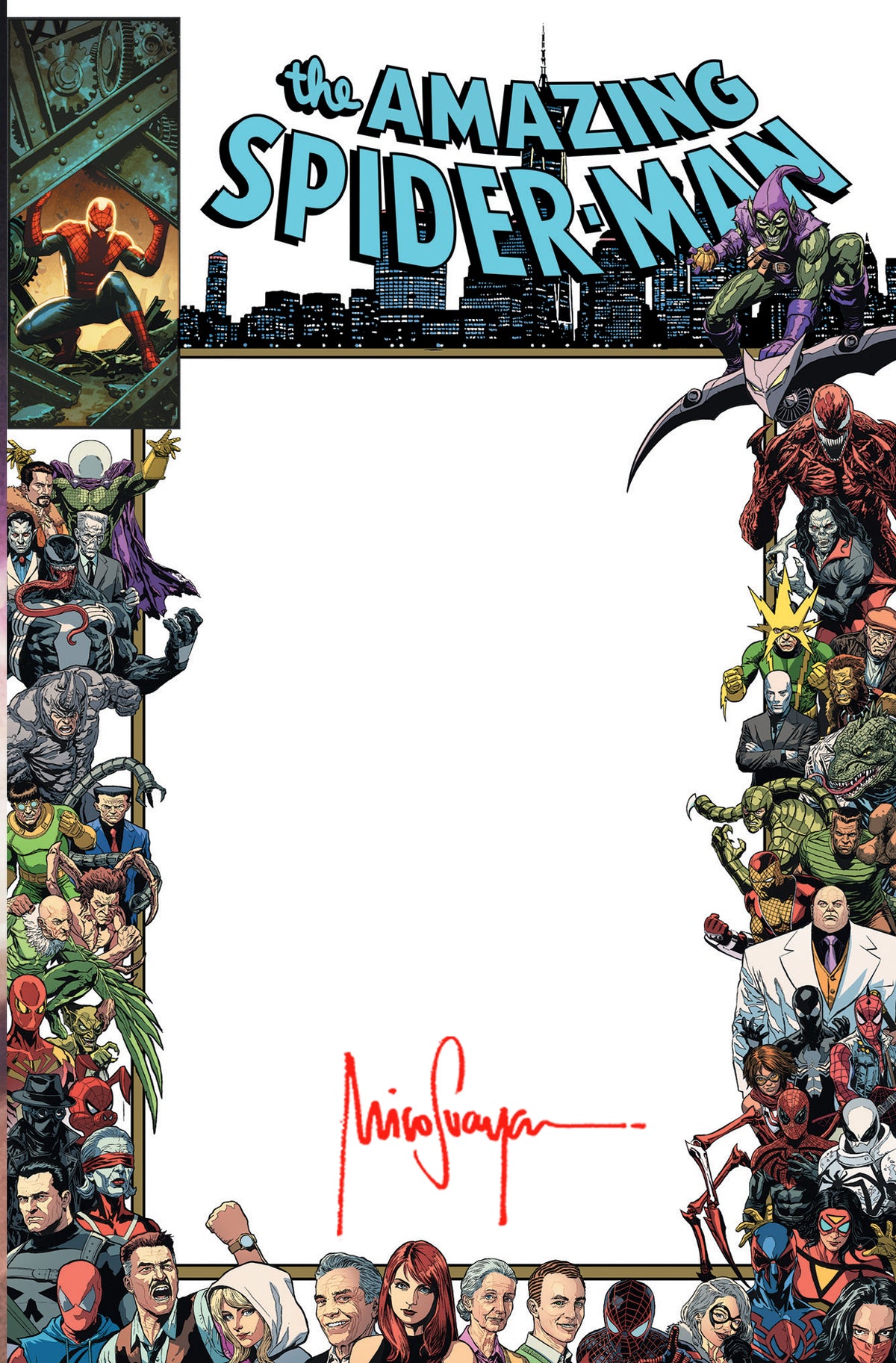 AMAZING SPIDER-MAN #1000 MICO SUAYAN NYCC EXCLUSIVE VARIANT COVERS (RAW OPTIONS)