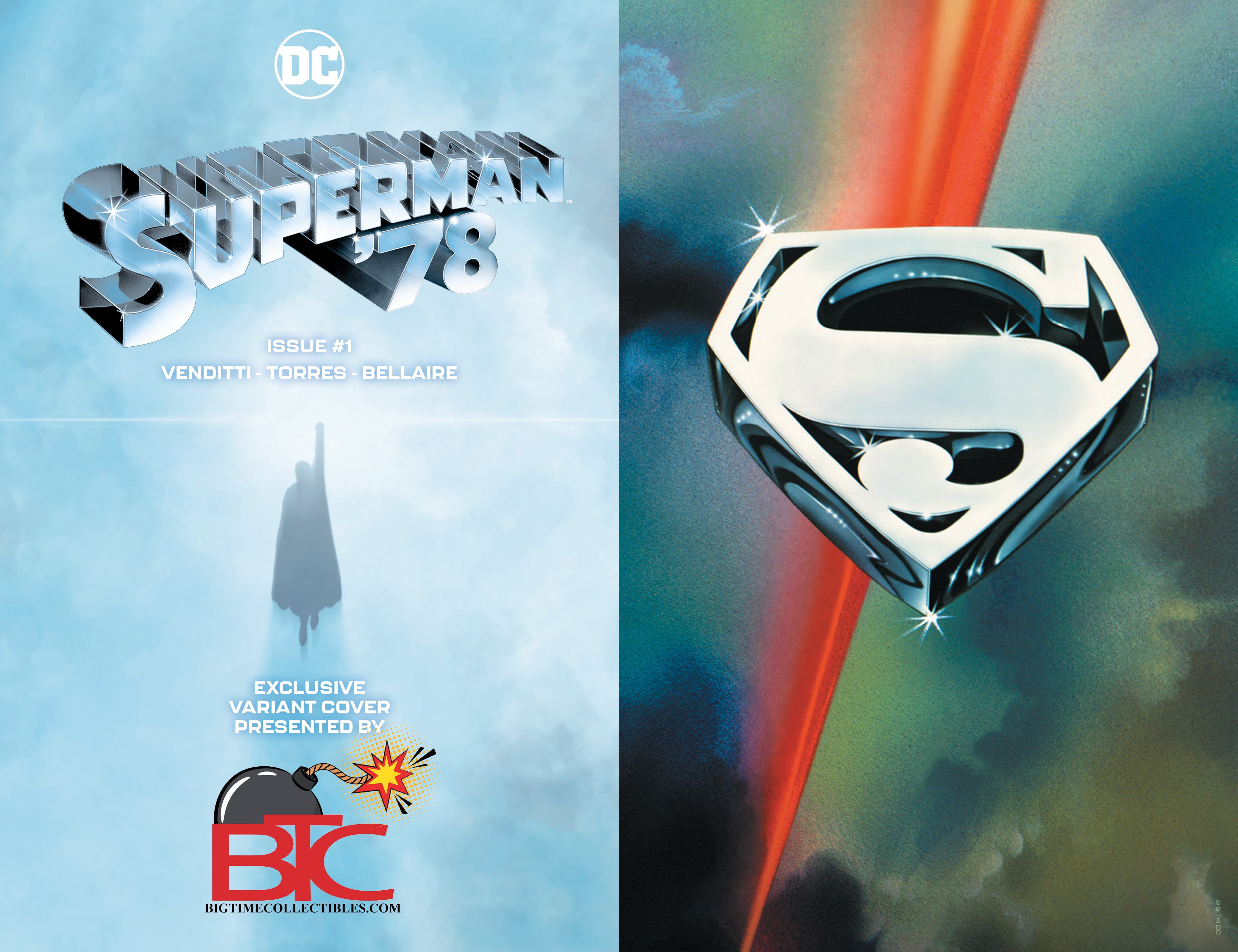 SUPERMAN 78 #1 NYCC EXCLUSIVE LOGO FOIL VARIANT