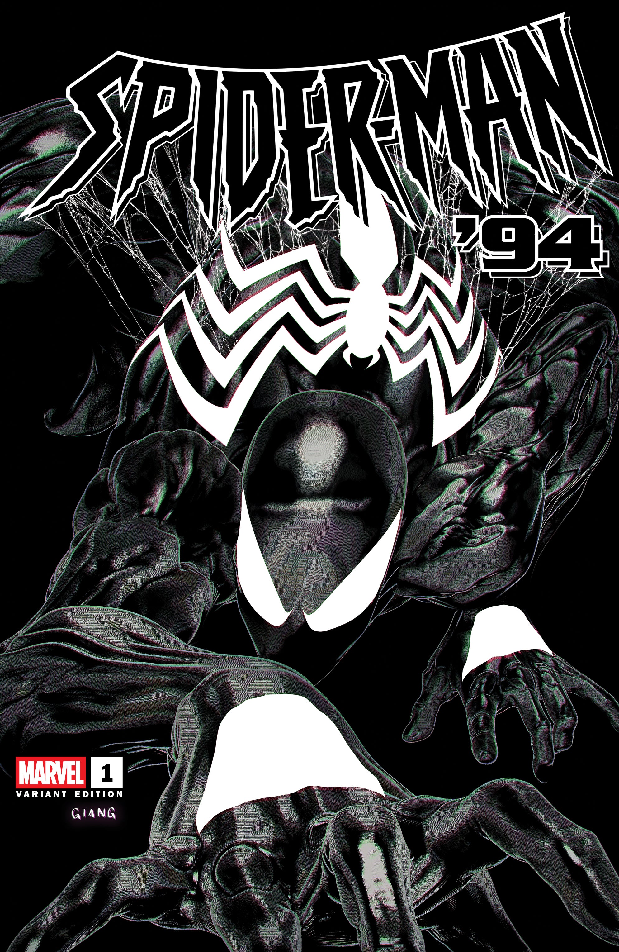 SPIDER-MAN '94 #1 JOHN GIANG NEGATIVE BLEED EXCLUSIVE EDITION OPTIONS