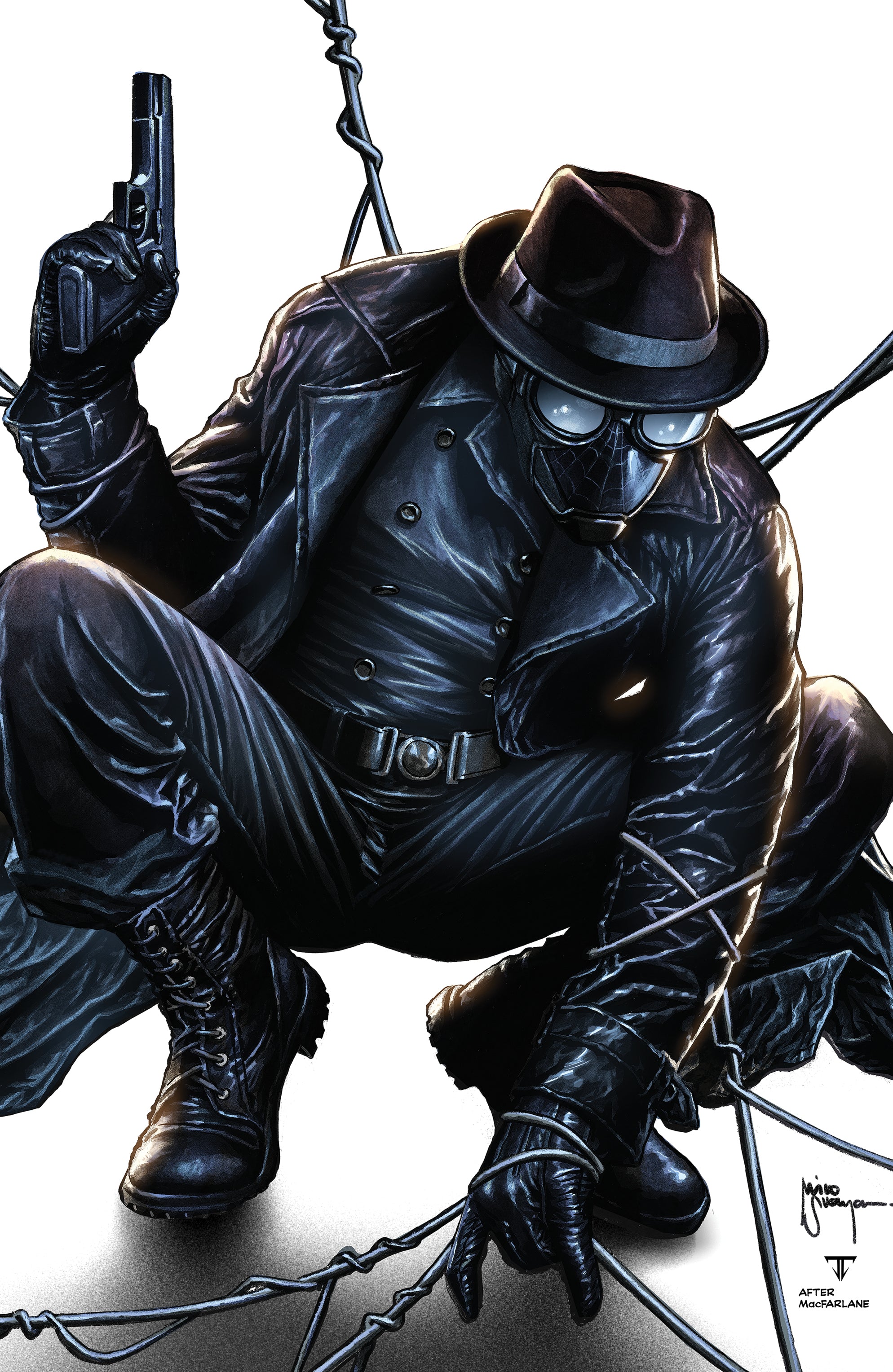 SPIDER-MAN NOIR #1 MICO SUAYAN NYCC WHITEOUT EXCLUSIVE SURPRISE DROP