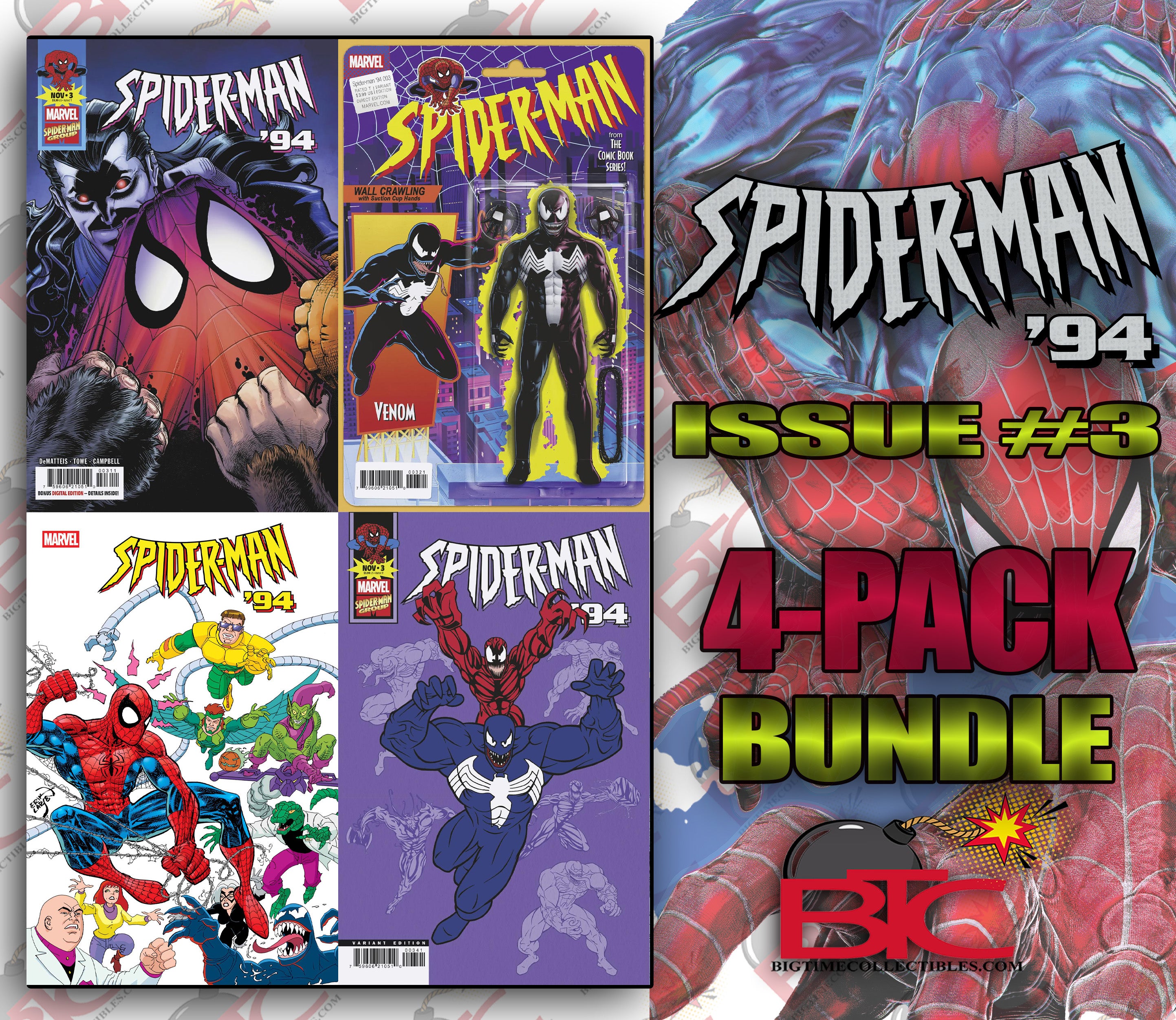 SPIDER-MAN '94 #3 4-PACK BUNDLE (RELEASE DATE: 11/12/25)