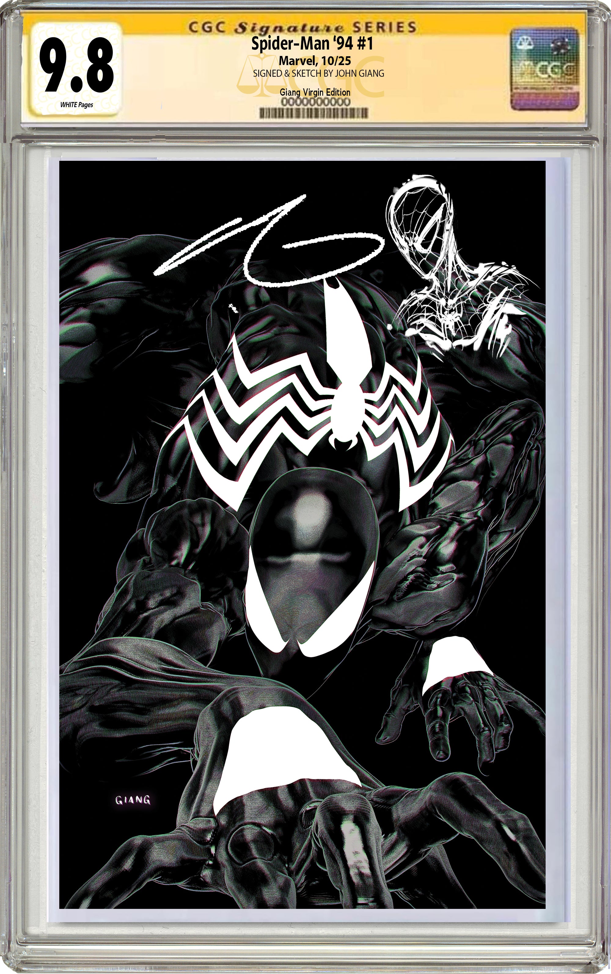 SPIDER-MAN '94 #1 JOHN GIANG NEGATIVE BLEED EXCLUSIVE EDITION OPTIONS