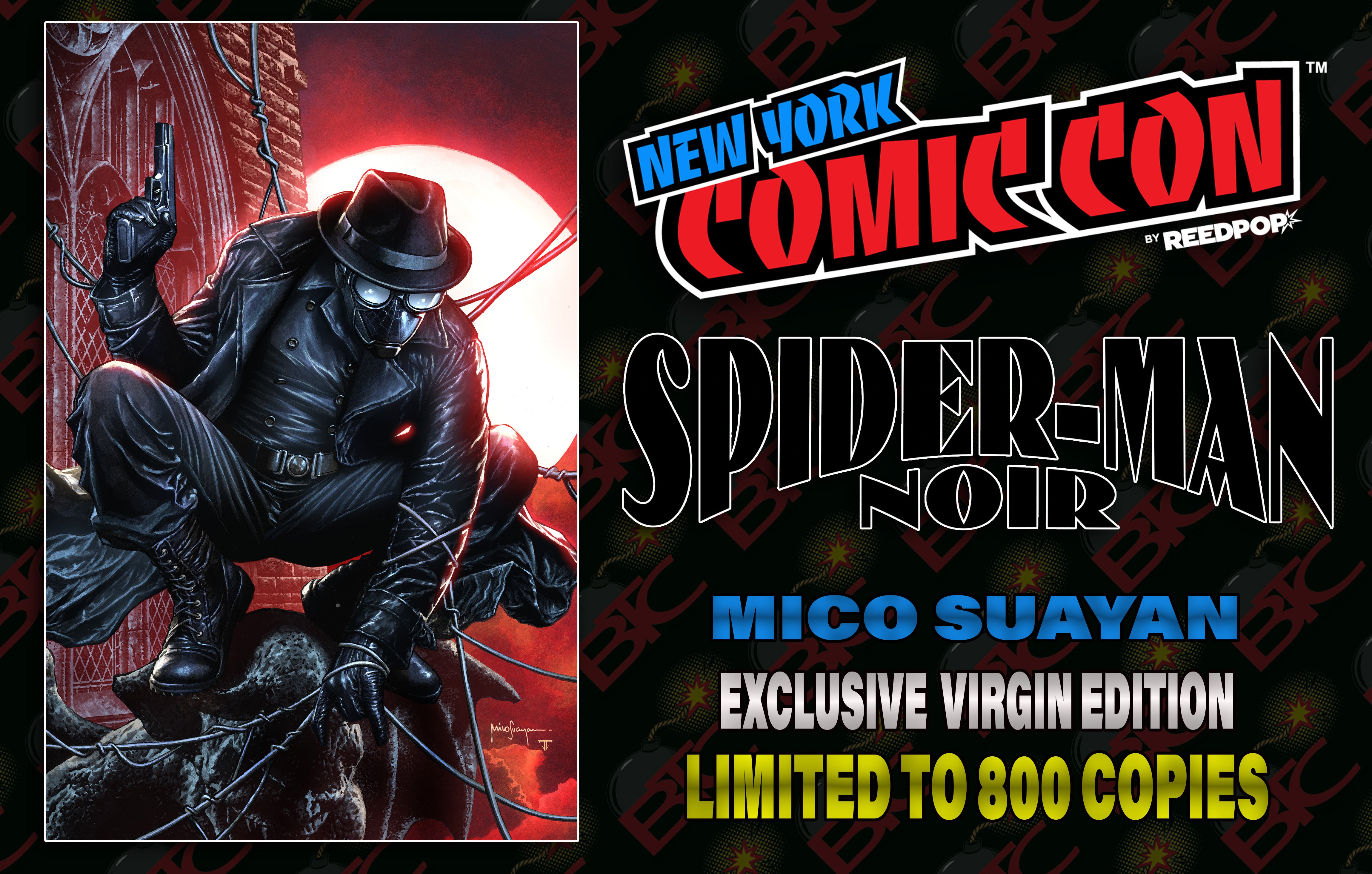 SPIDER-MAN NOIR #1 MICO SUAYAN NYCC EXCLUSIVE HOMAGE
