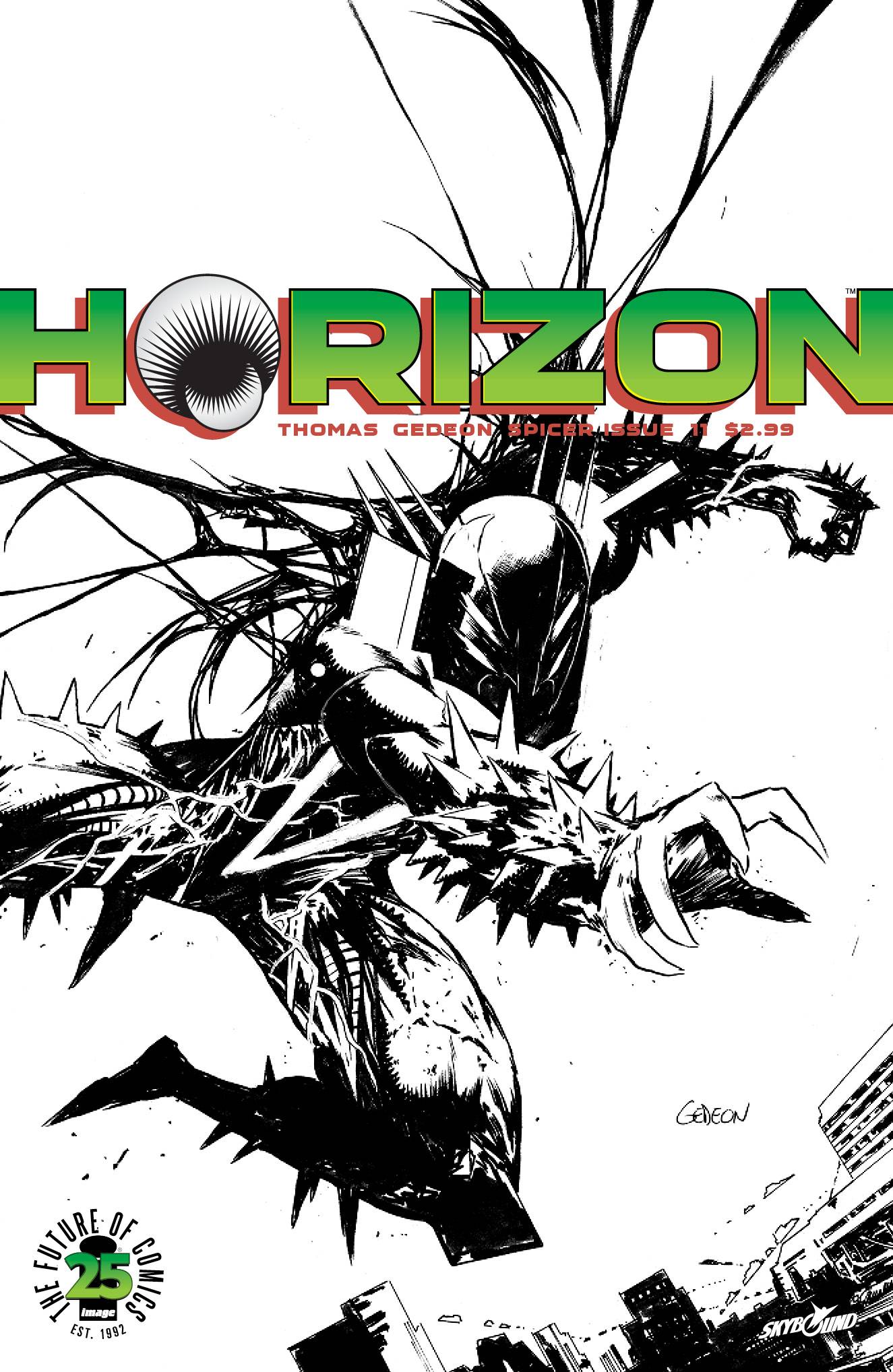 HORIZON #11 CVR C SPAWN MONTH B&W VAR (I94)