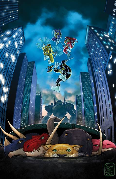 MMPR TMNT II #5 (OF 5) CVR H 1:25 CARDSTOCK - 4/26/2023(CB56)