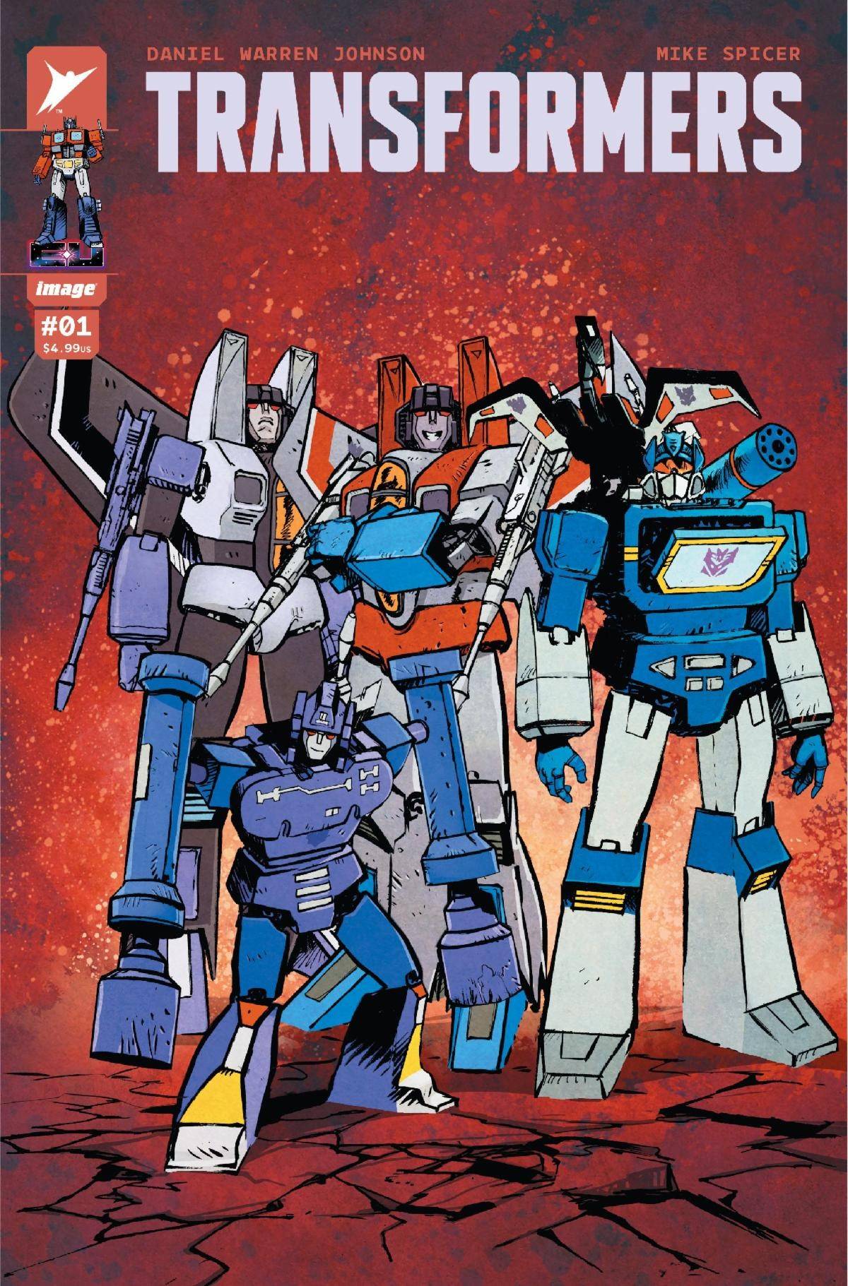 TRANSFORMERS #1 CVR C DANIEL WARREN JOHNSON AND MIKE SPICER VAR - 10/04/23