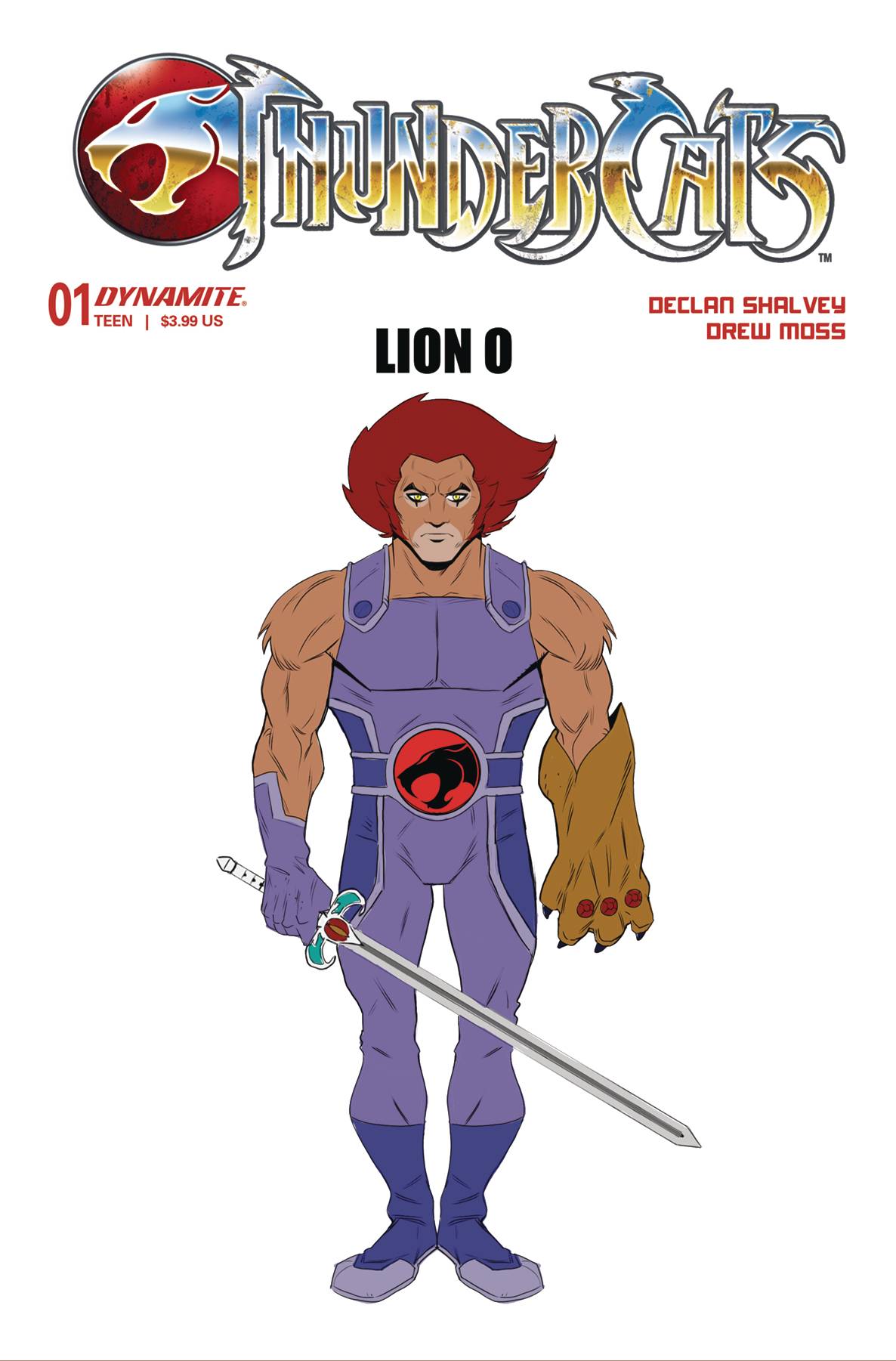 THUNDERCATS #1 CVR P 1:10 MOSS LION O DESIGN ORIGINAL - 02-07-24