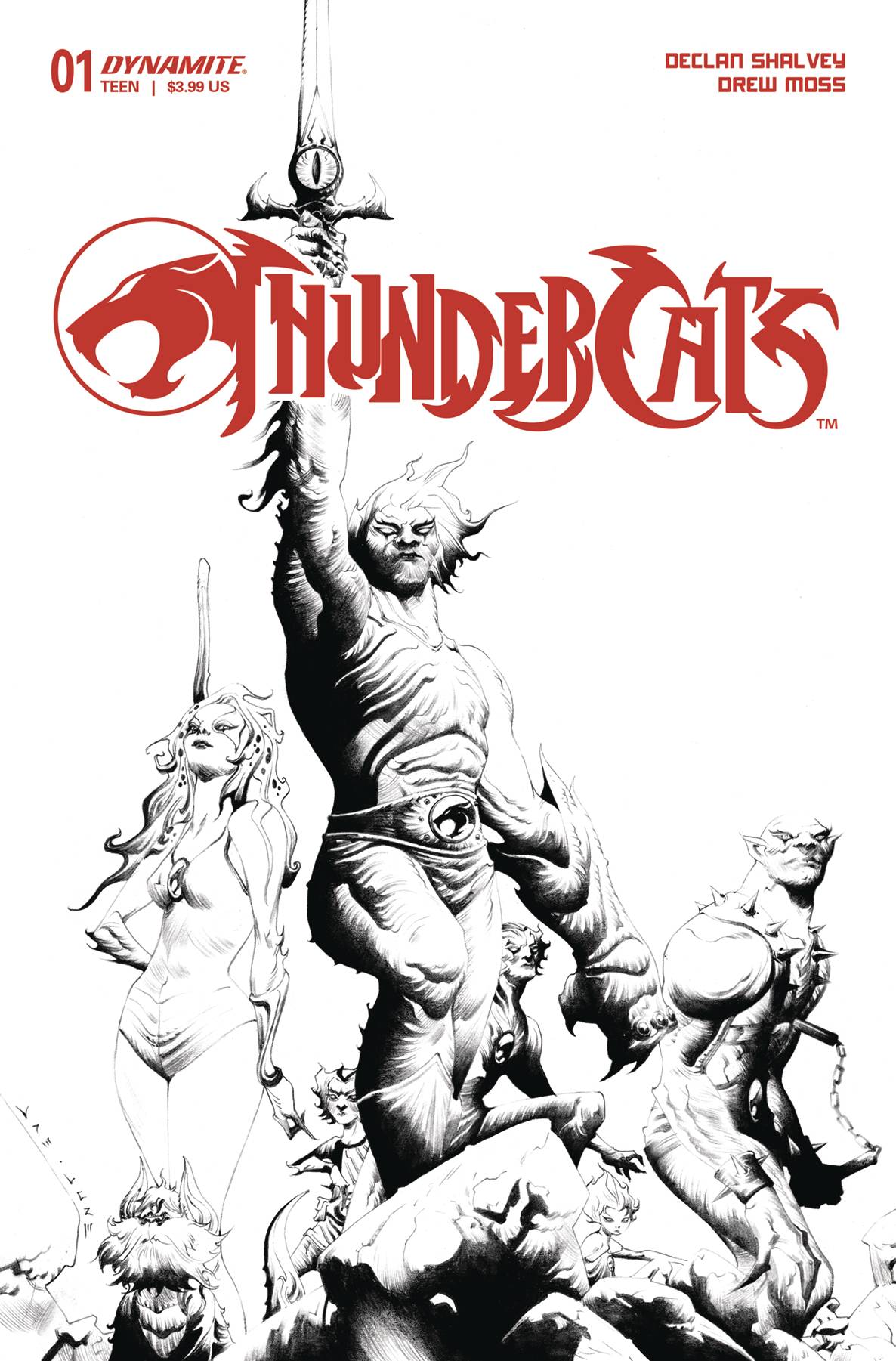 THUNDERCATS #1 CVR T 1:25 LEE LINE ART- 02-07-24