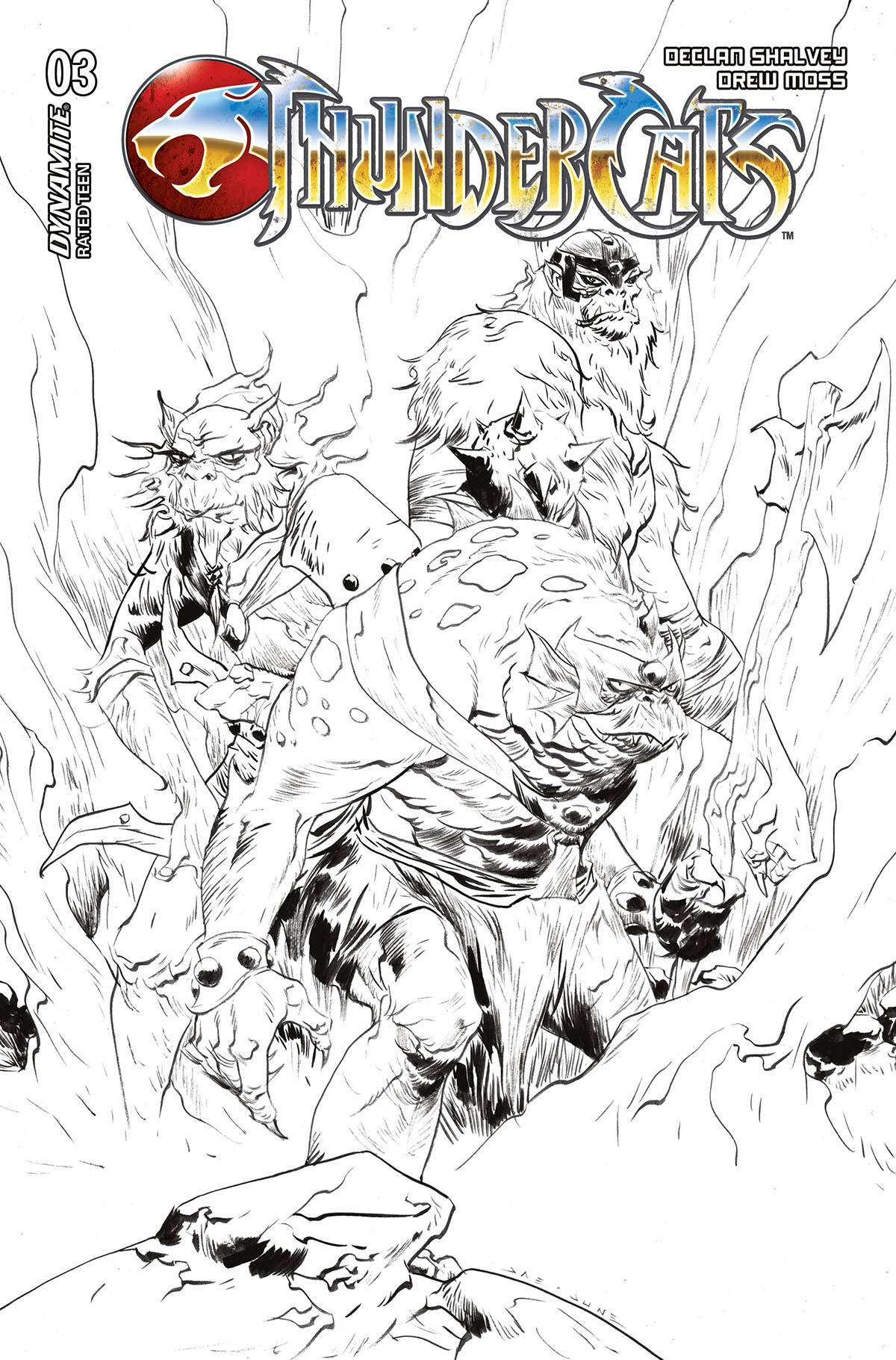 THUNDERCATS #3 CVR P 1:20 LEE LINE ART 04/10/24