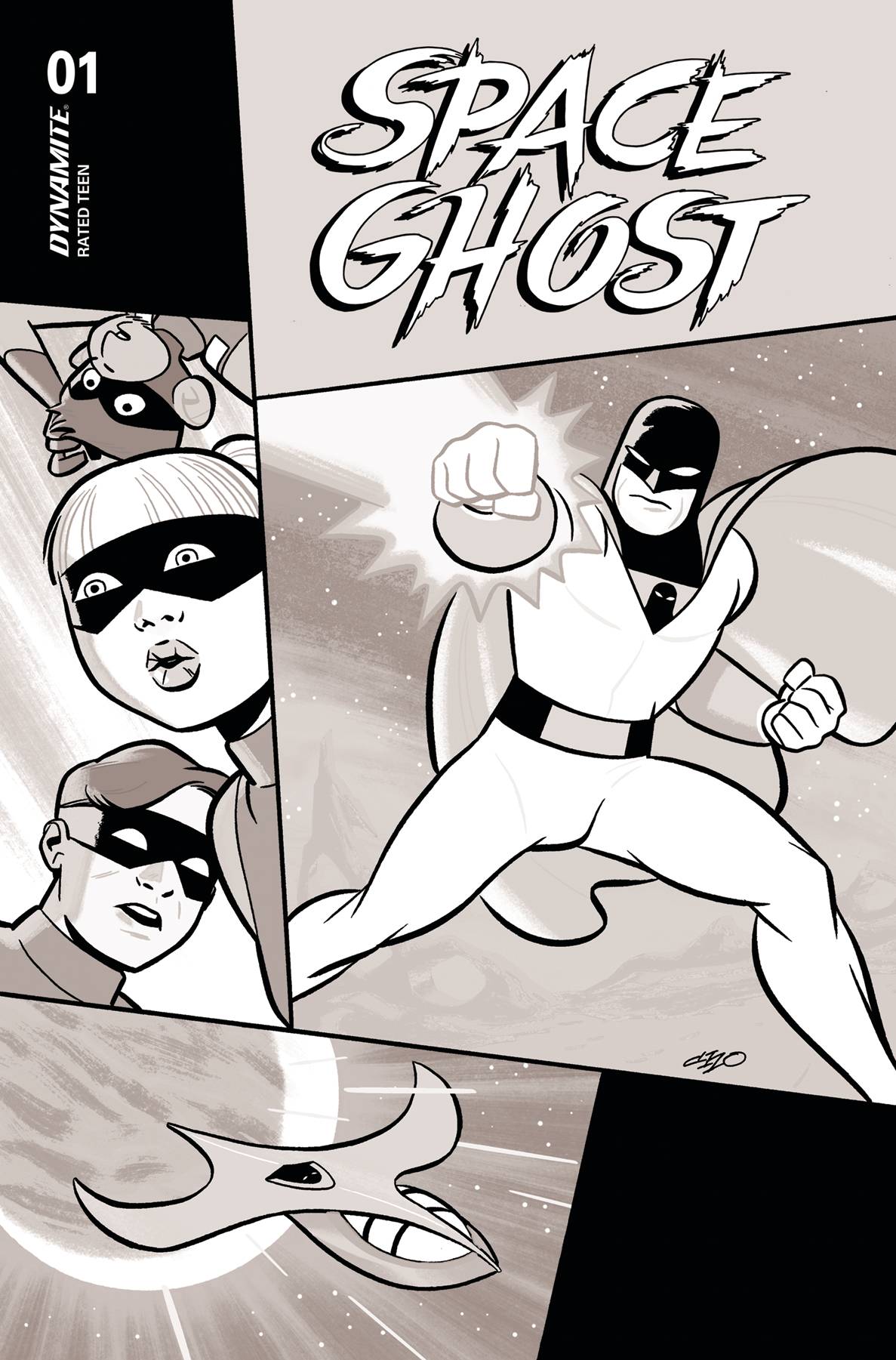 SPACE GHOST #1 CVR N 1:20 CHO LINE ART - 05/01/24