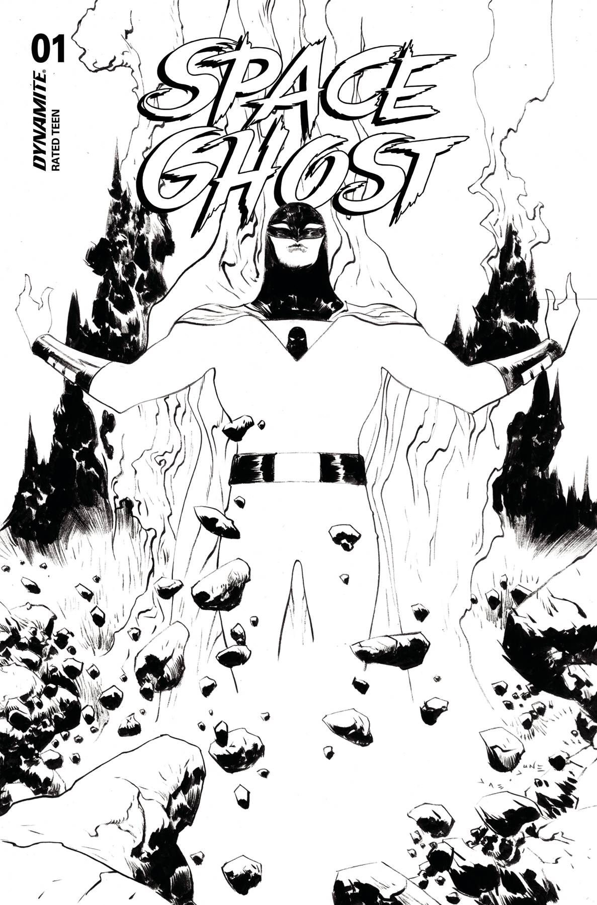 SPACE GHOST #1 CVR O 1:25 LEE LINE ART - 05/01/24