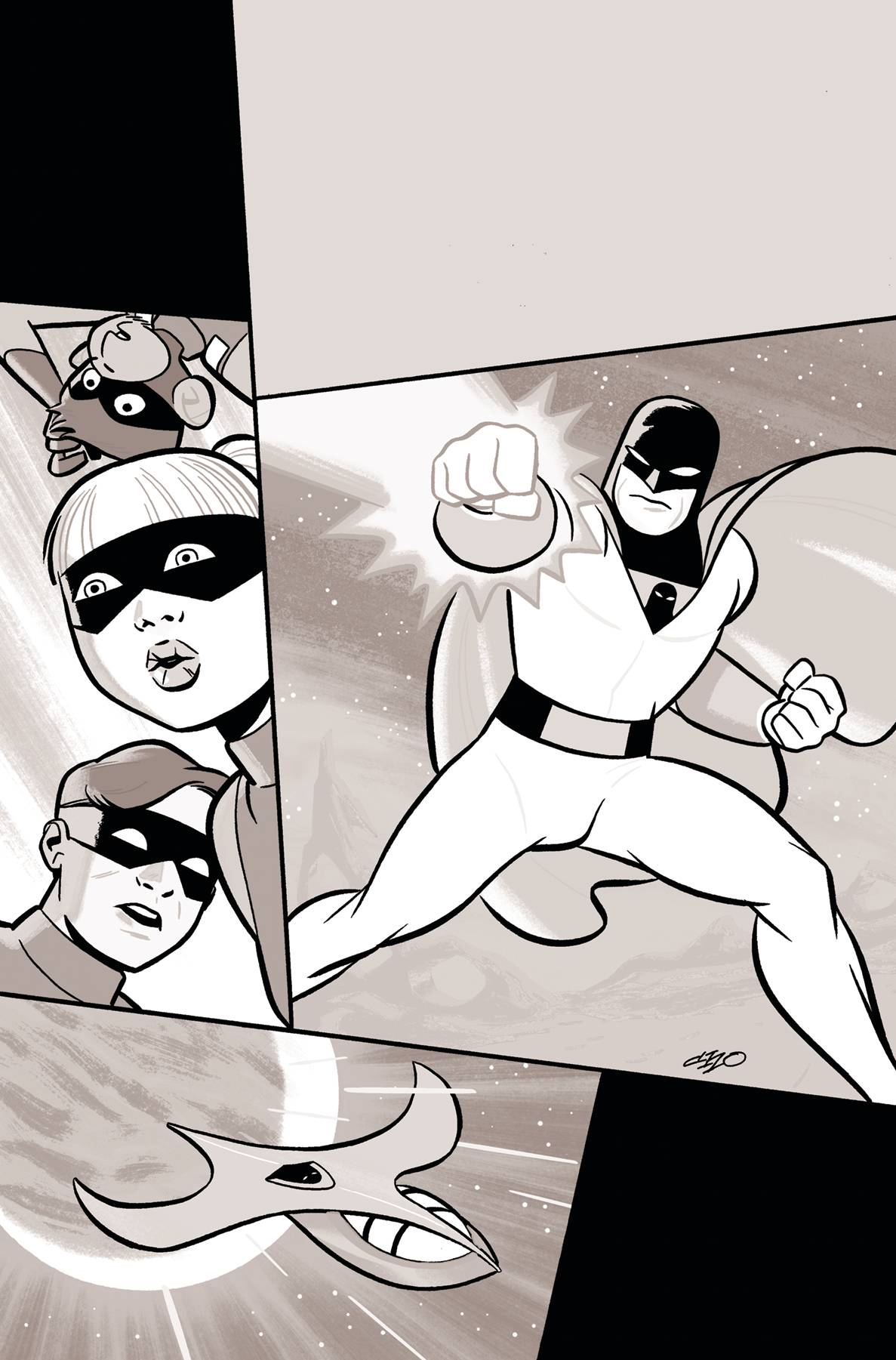 SPACE GHOST #1 CVR P 1:30 CHO LINE ART VIRGIN - 05/01/24