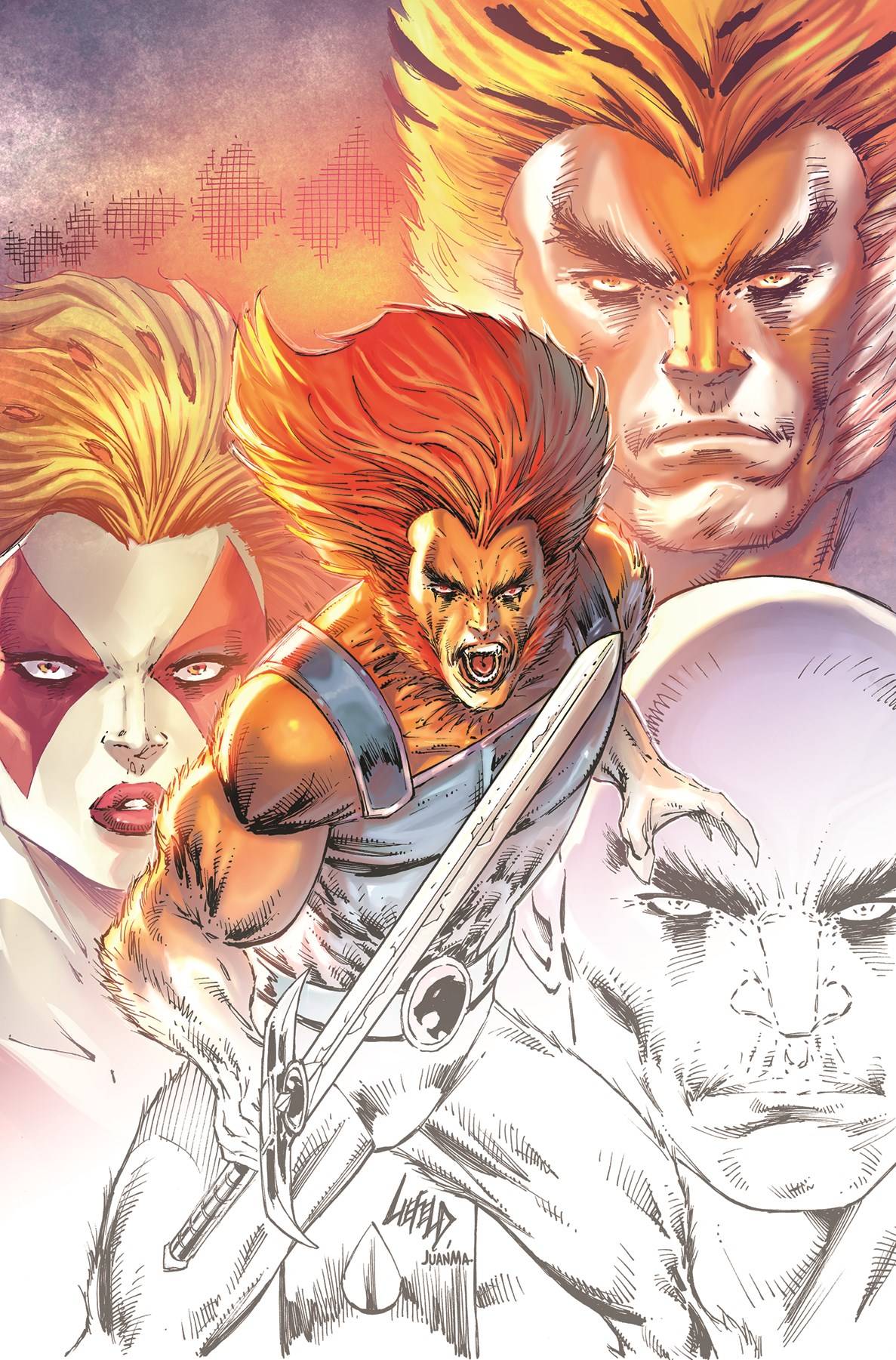 THUNDERCATS #1 2ND PTG CVR B 1:10 LIEFELD VIRGIN- 03/13/24