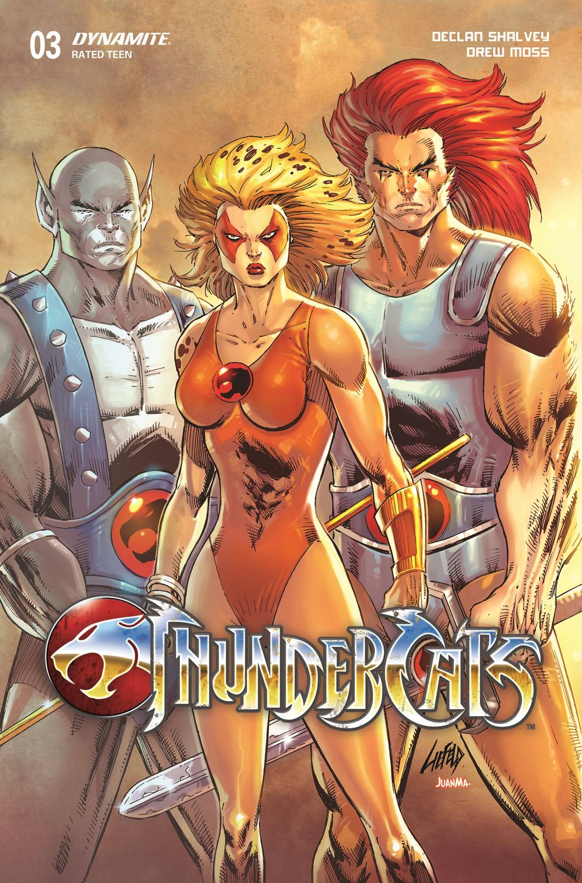 THUNDERCATS #3 CVR V FOC LIEFELD ORIGINAL 04/10/24