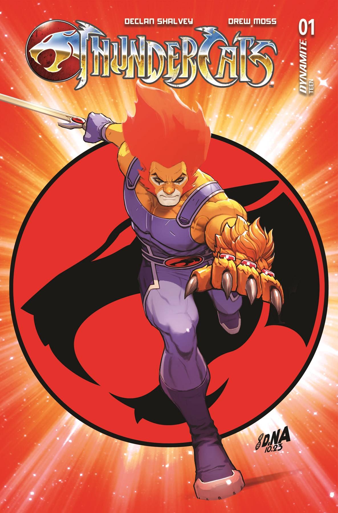 THUNDERCATS #1 3RD PTG CVR B NAKAYAMA TRADE DRESS FOIL 04/10/24