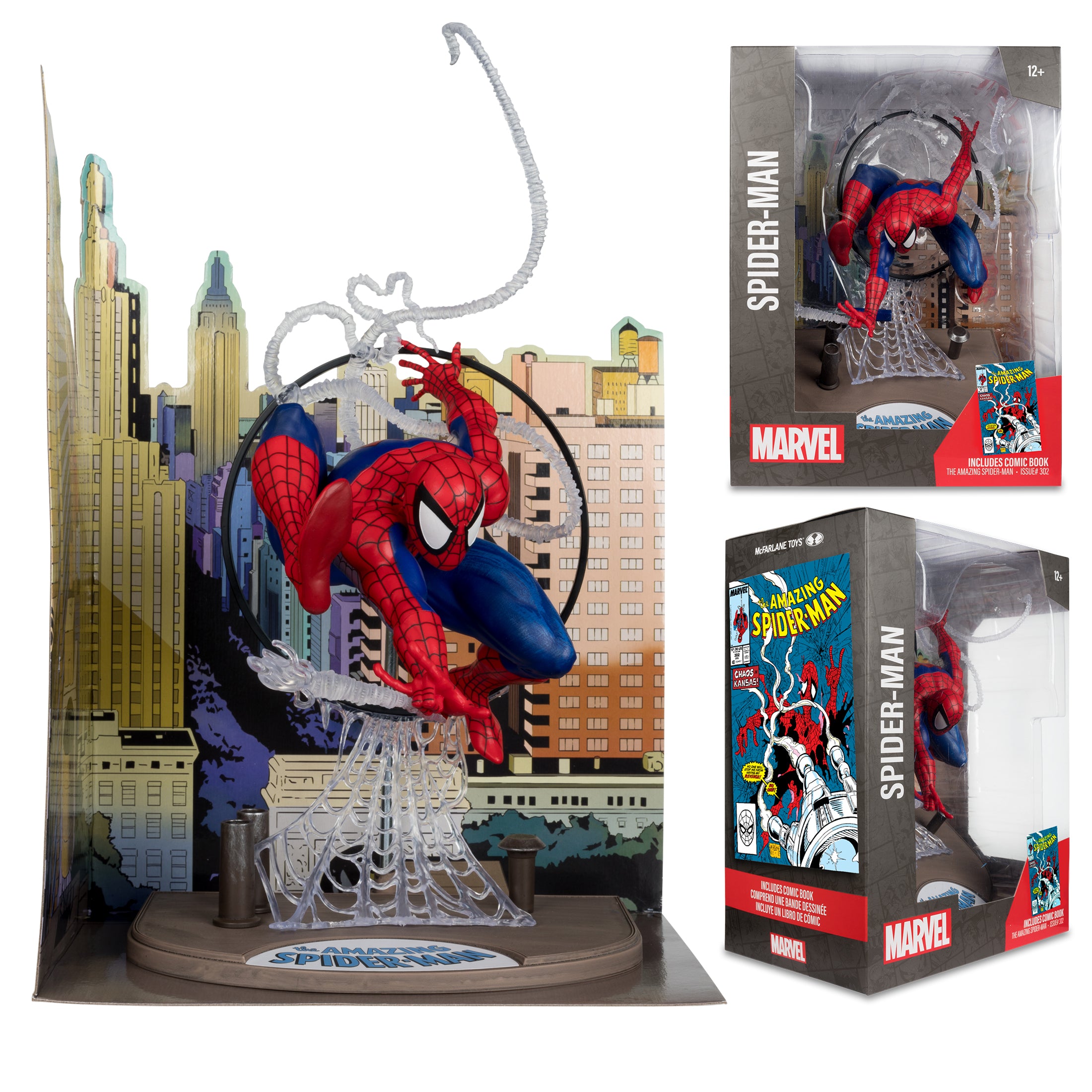 MCFARLANE MARVEL WV1 AMAZING SPIDER-MAN #301 1/6 SCALE FIGURE