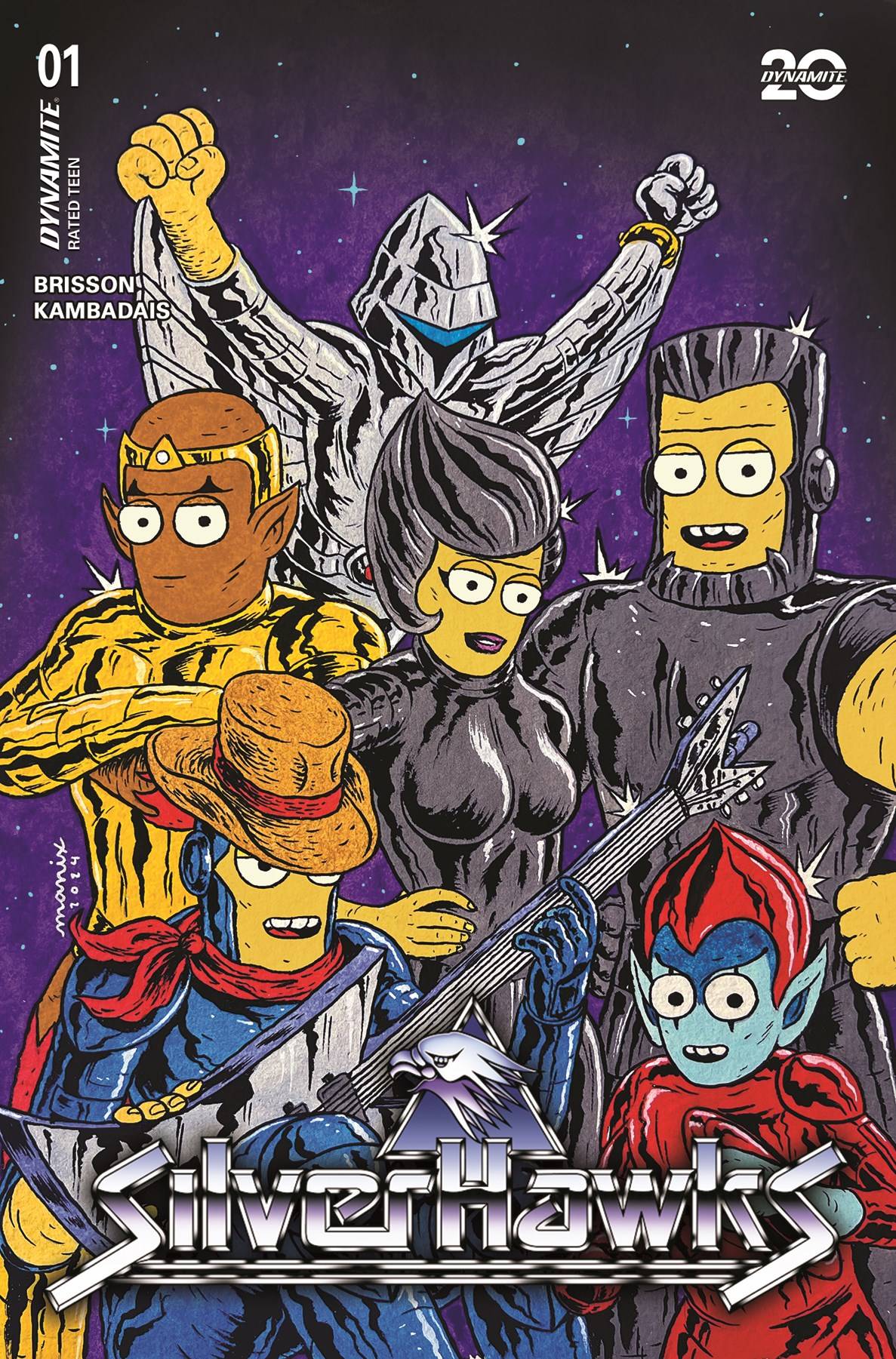 SILVERHAWKS #1 CVR H MANIX 01-29-25