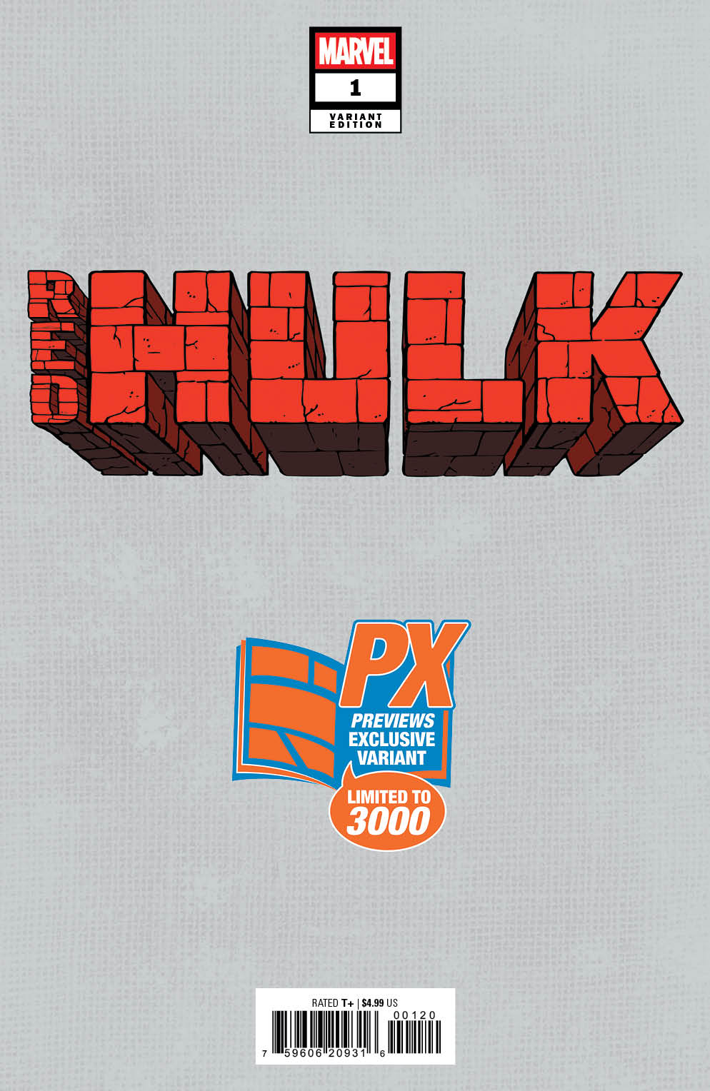 RED HULK #1 PX EXCLUSIVE JOSHUA CASSARA VARIANT (CB60)
