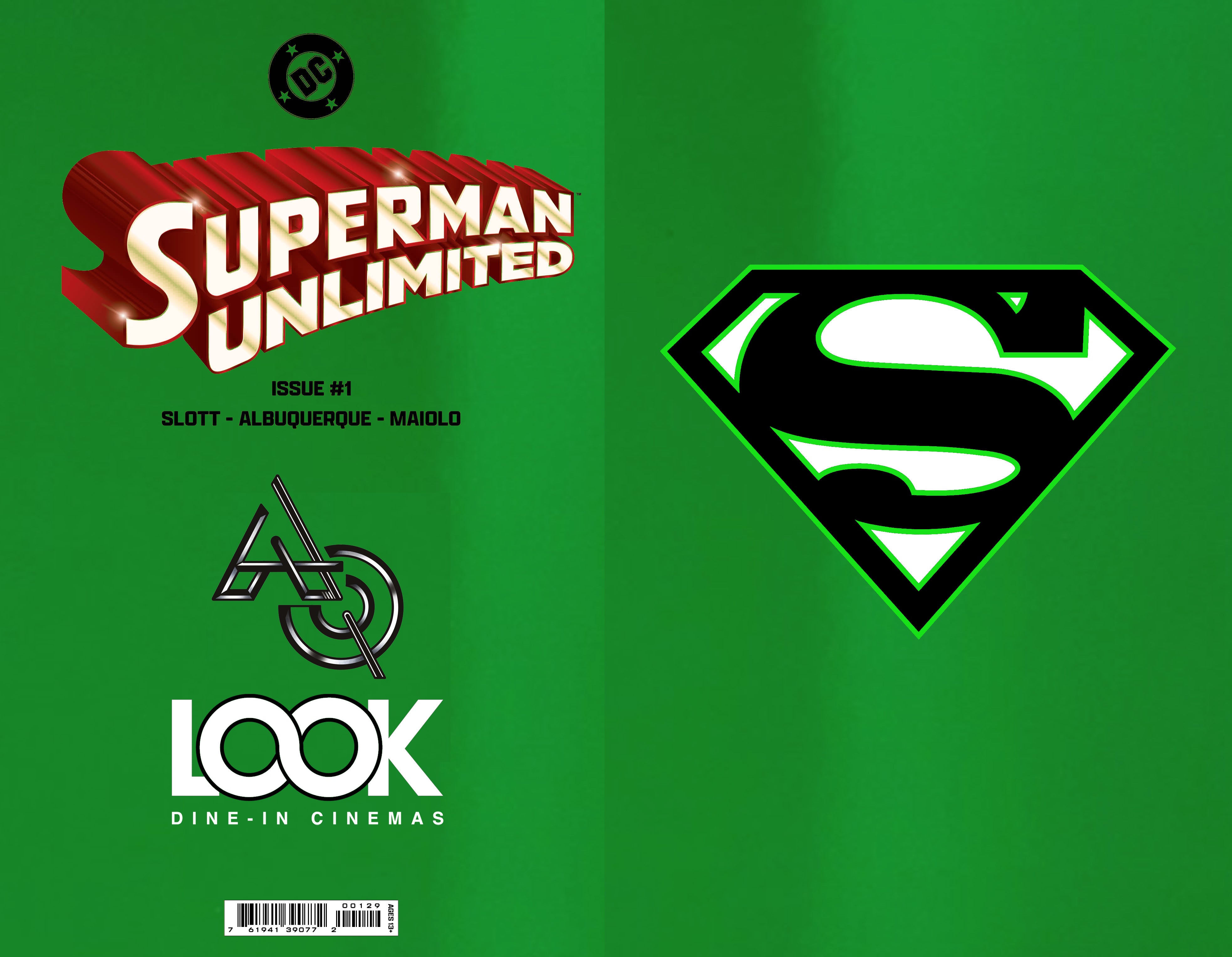 SUPERMAN UNLIMITED #2 LOOK DINE-IN CINEMA AQ KRYPTONITE FOIL EDITION