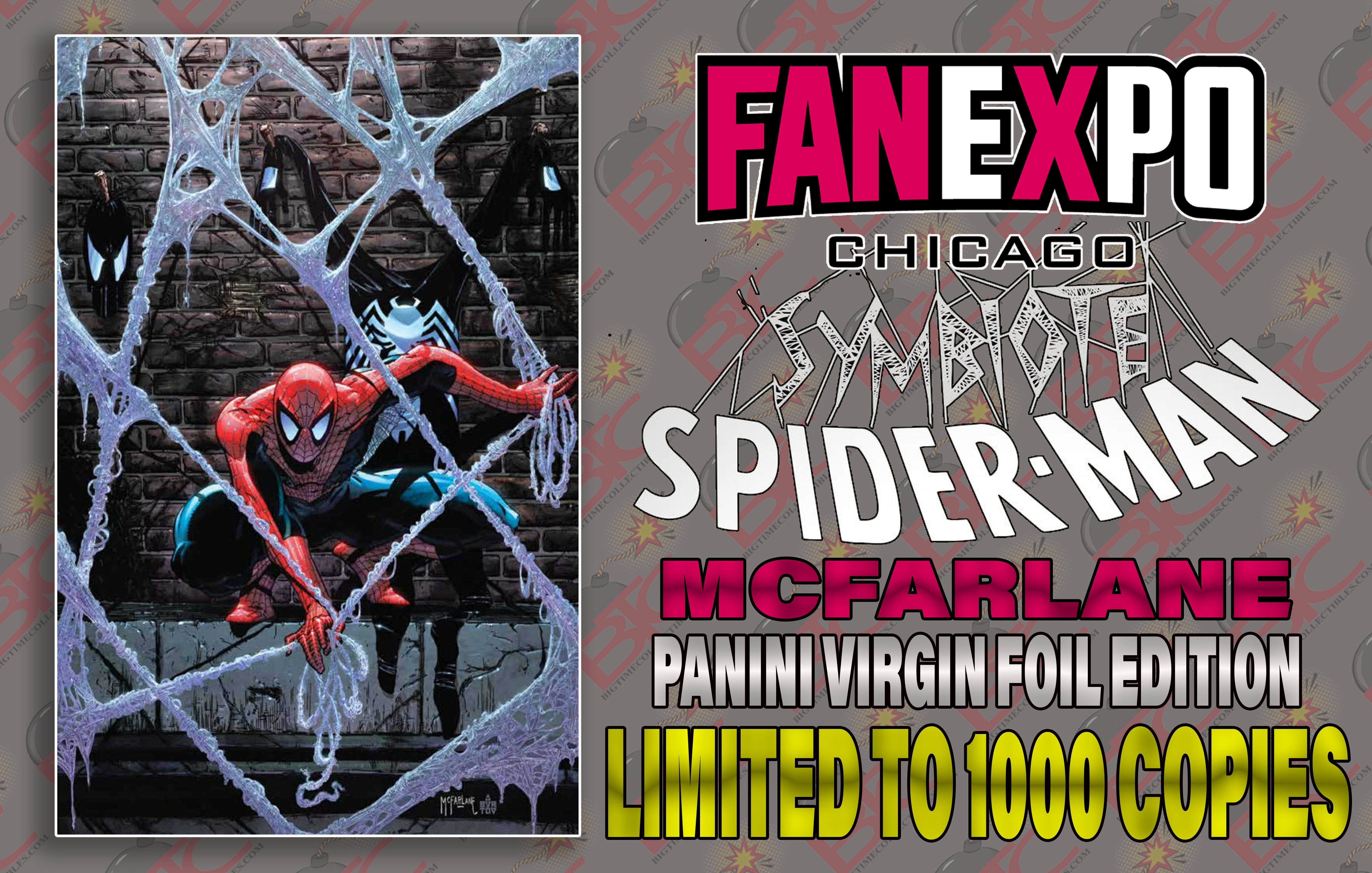 SYMBIOTE SPIDER-MAN #1 TODD MCFARLANE FANEXPO CHICAGO EXCLUSIVE SPOT FOIL EDITION