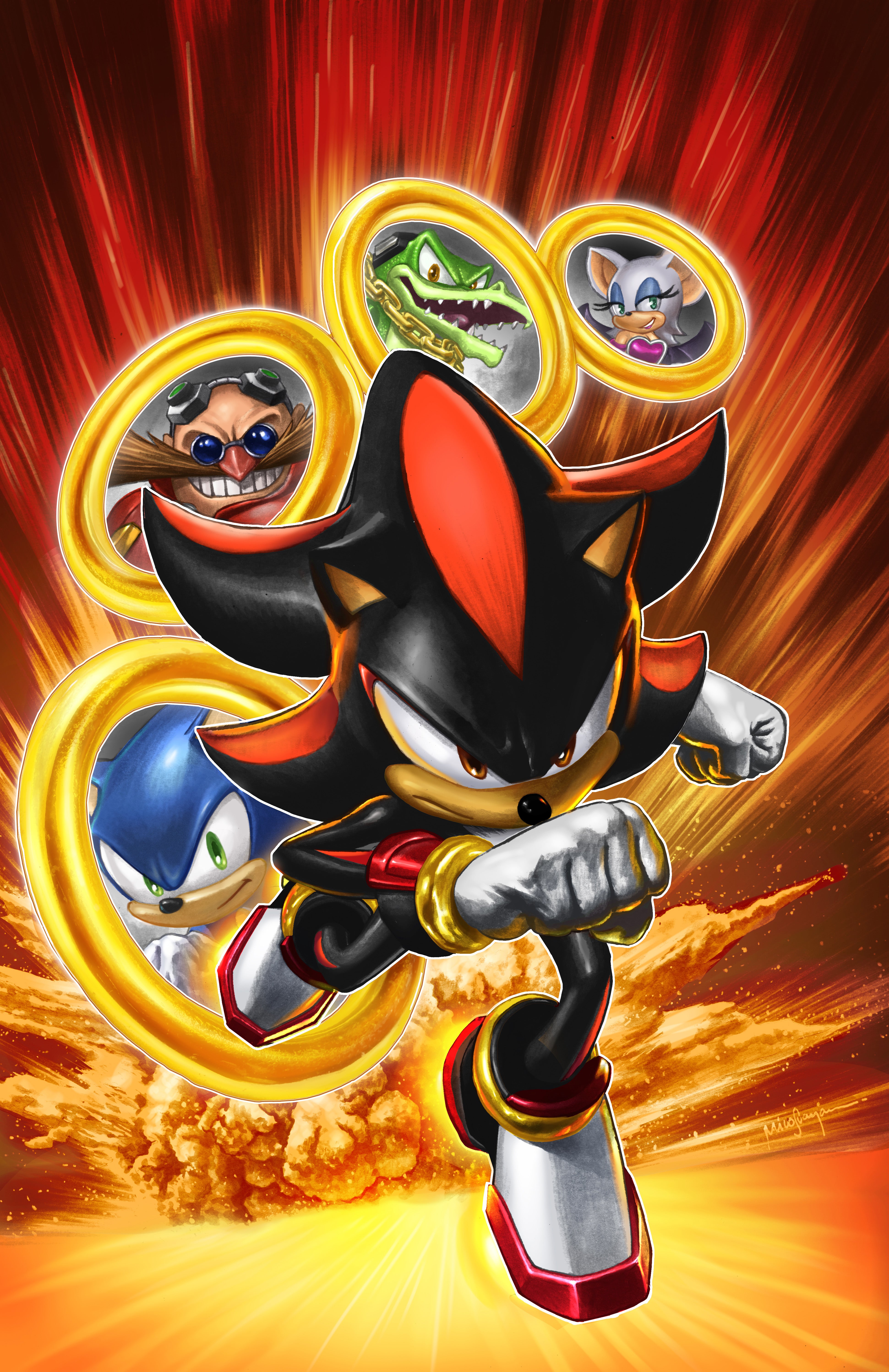 SONIC THE HEDGEHOG #69 MICO SUAYAN FANEXPO DALLAS EXCLUSIVE VARIANT