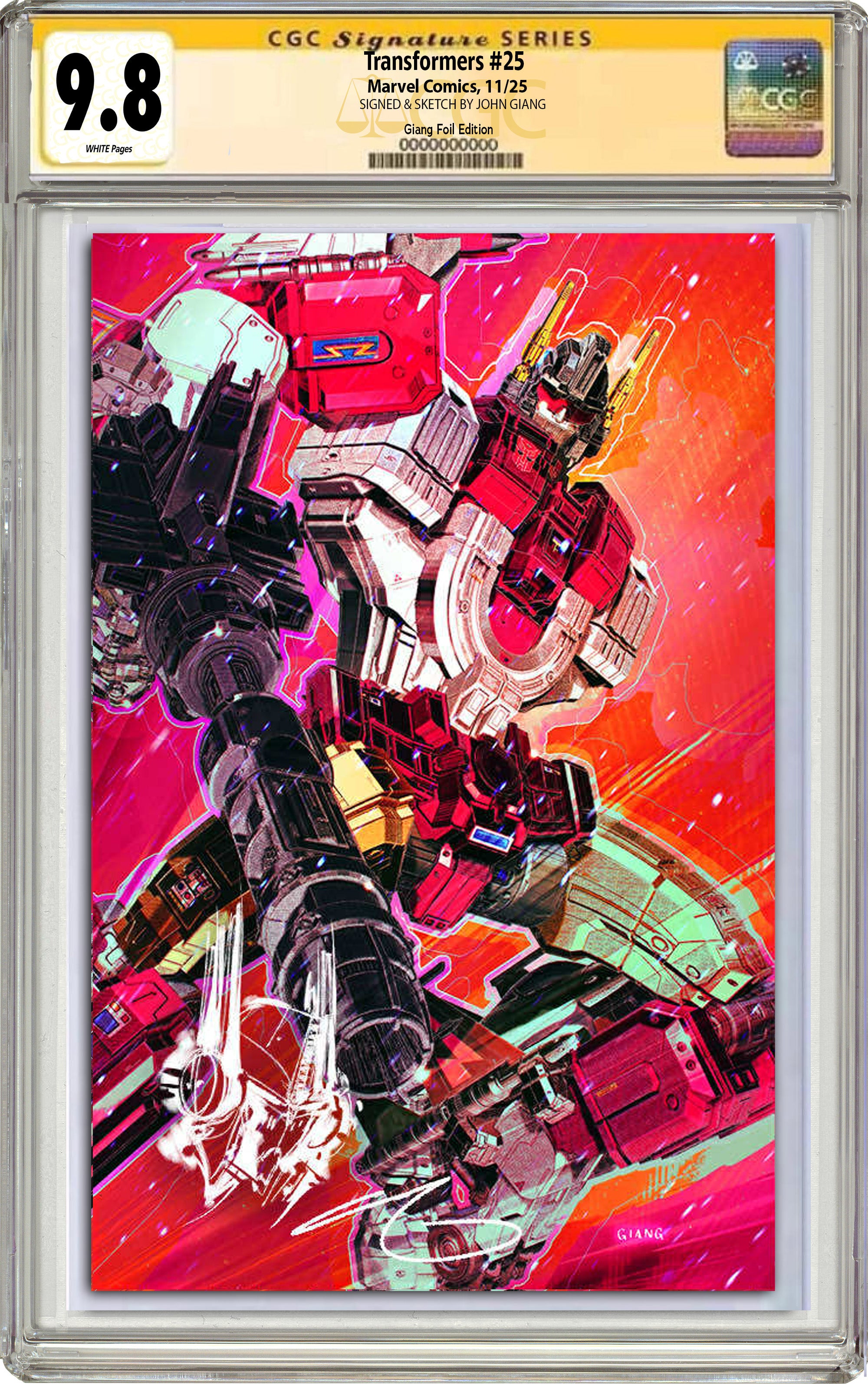 TRANSFORMERS #25 JOHN GIANG NYCC EXCLUSIVE SPOT FOIL EDITION