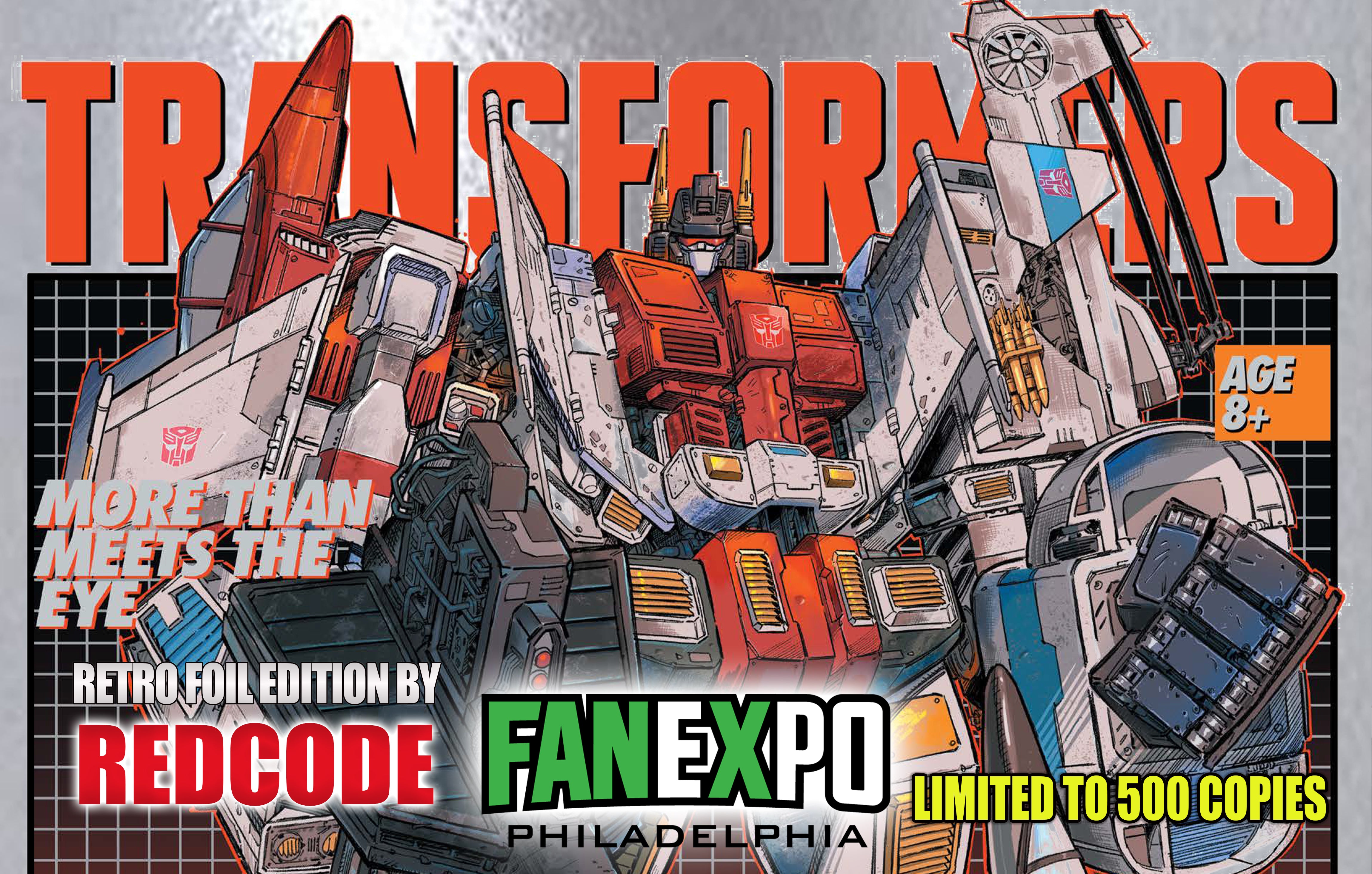 TRANSFORMERS #31 REDCODE FANEXPO PHILLY RETRO FOIL EDITION