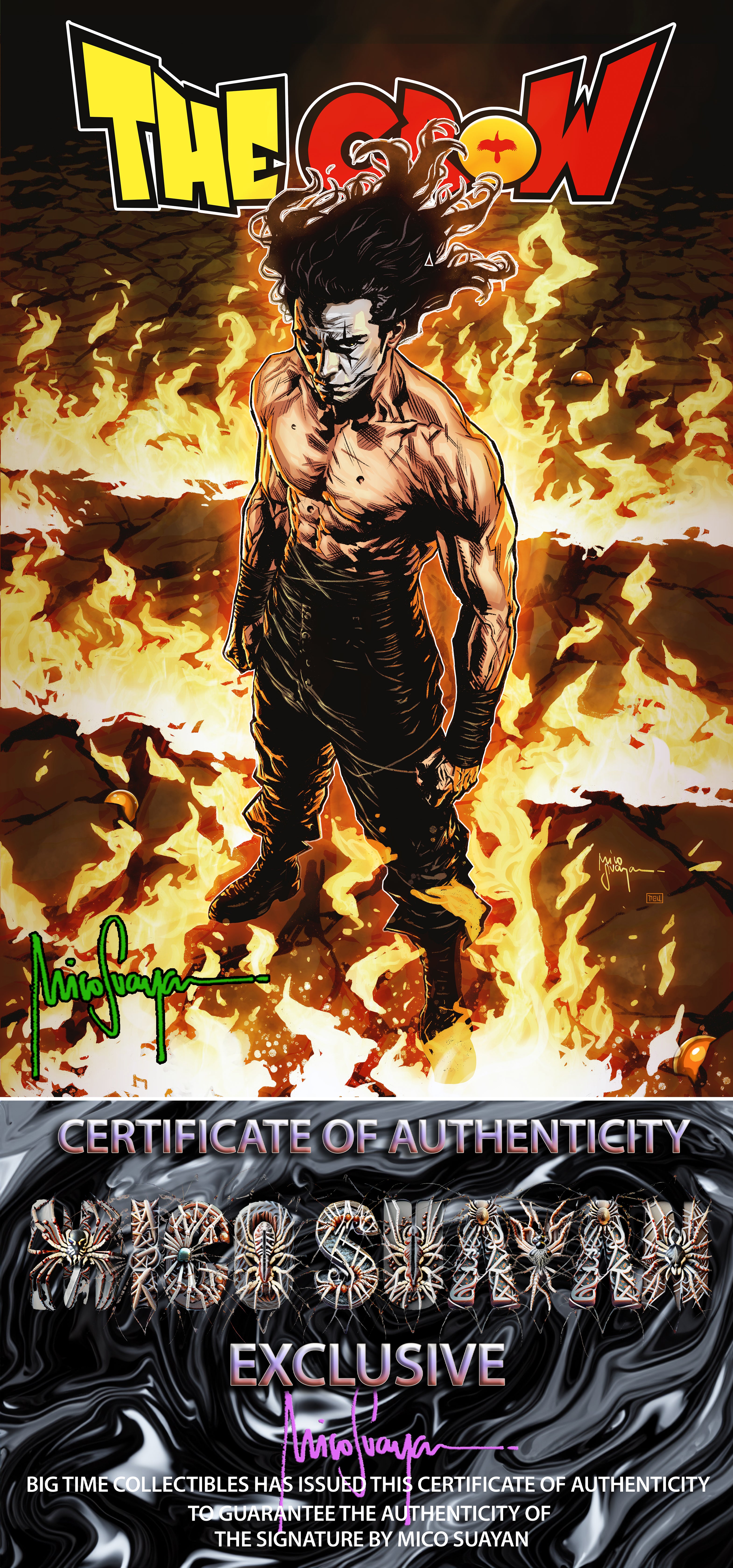 CROW DEAD TIME #1 MICO SUAYAN "CROWKU" FANEXPO DALLAS EXCLUSIVE (RAW EDITION)
