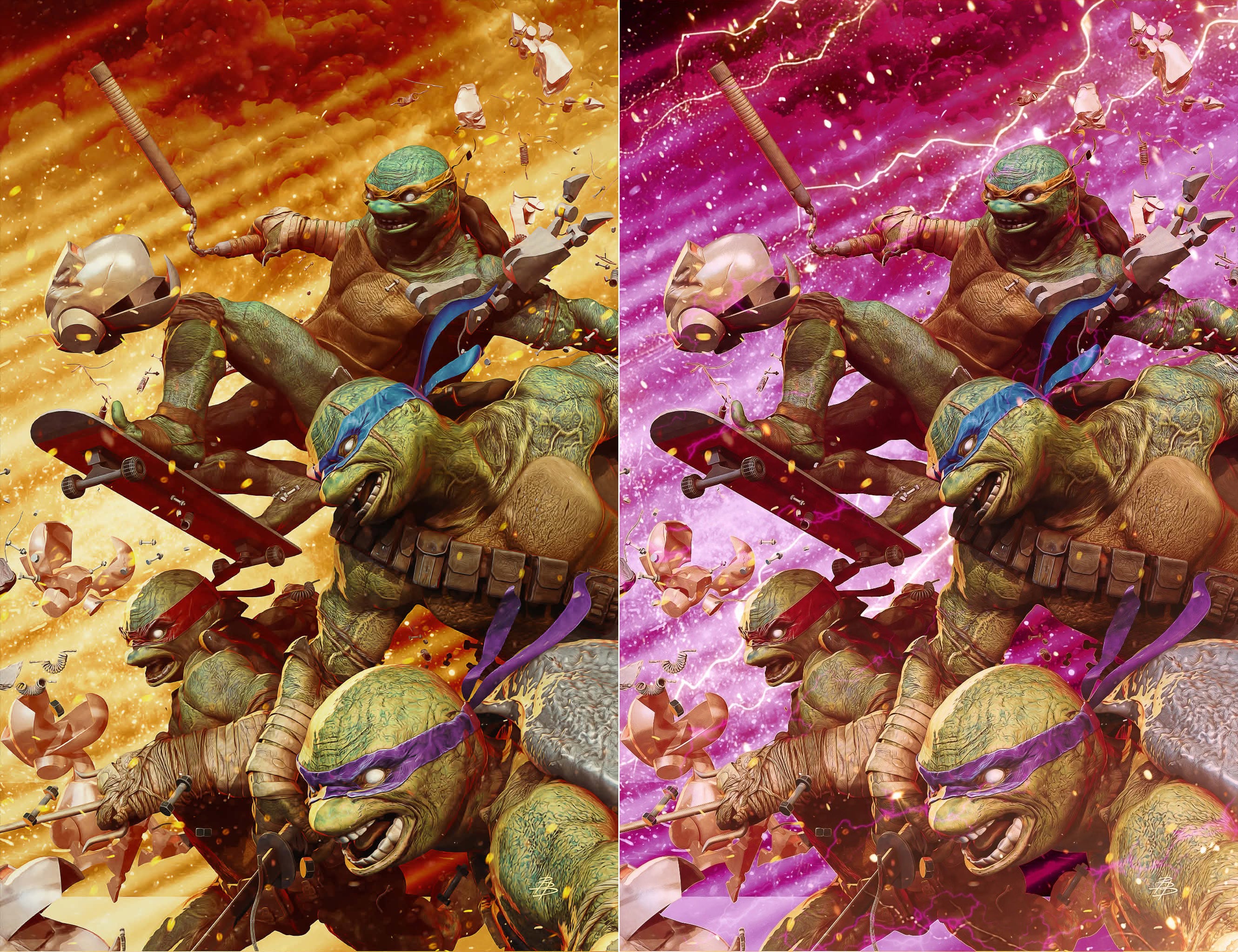 Teenage Mutant Ninja Turtles #20: 300th Issue Special Bjorn Barends Exclusive Variant Covers