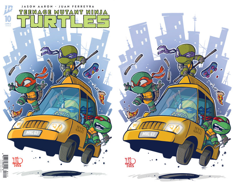 TMNT #10 FREELY ABRIGO SDCC EXCLUSIVE TRADE DRESS & VIRGIN EDITION.