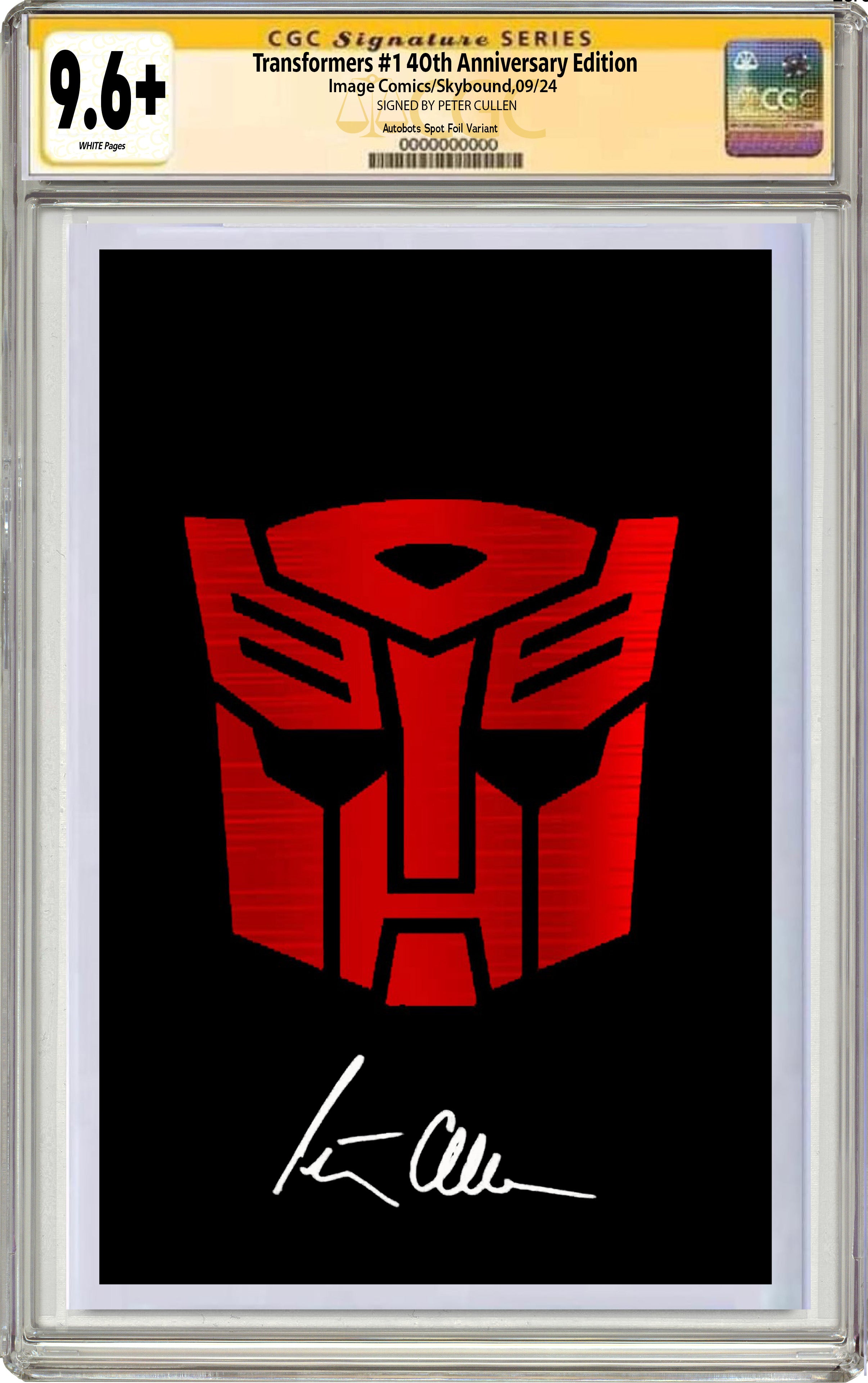 TRANSFORMERS #1 40TH ANNIVERSARY EDITION EXCLUSIVE FOIL VARIANTS 09-25-24