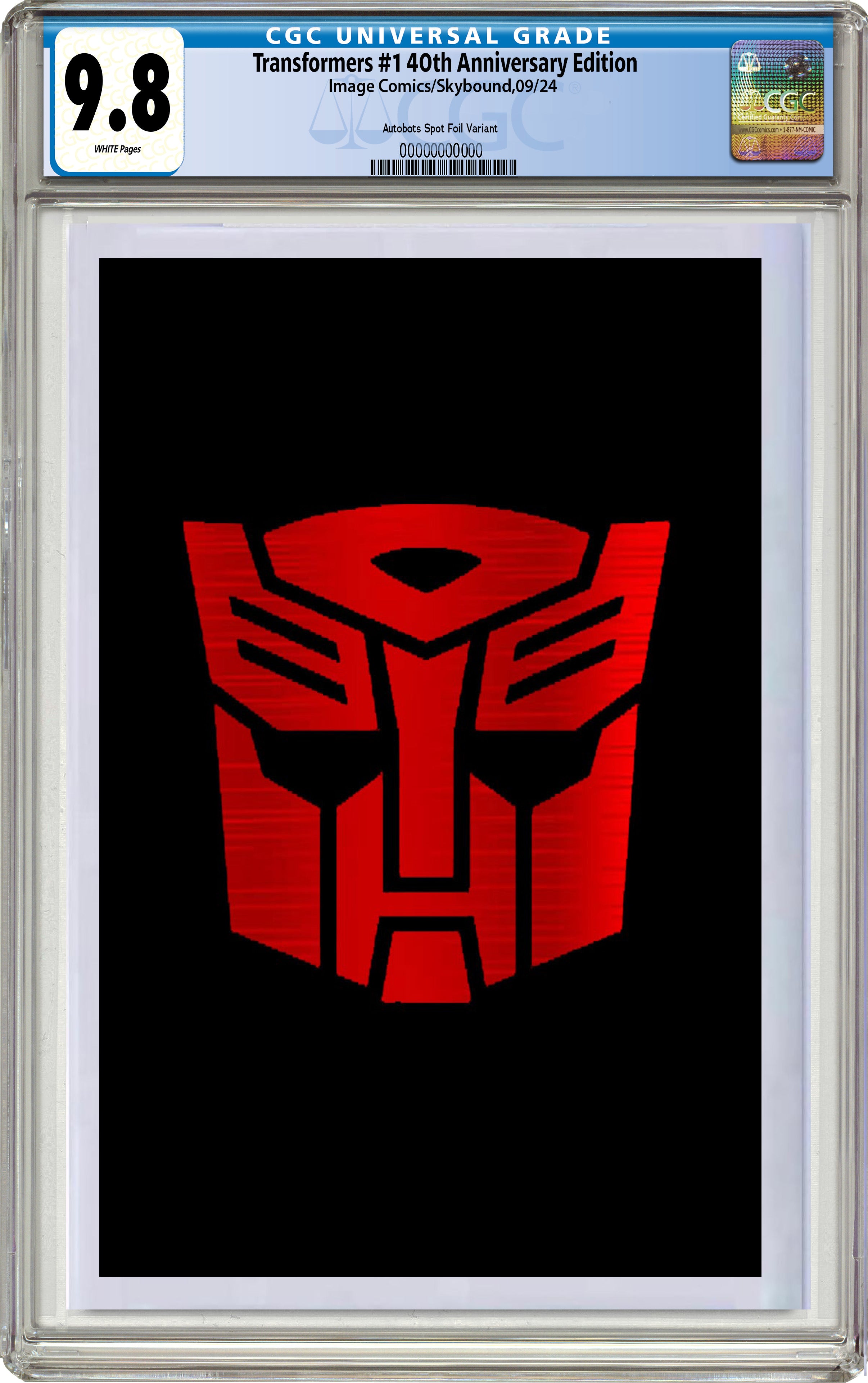 TRANSFORMERS #1 40TH ANNIVERSARY EDITION EXCLUSIVE FOIL VARIANTS 09-25-24