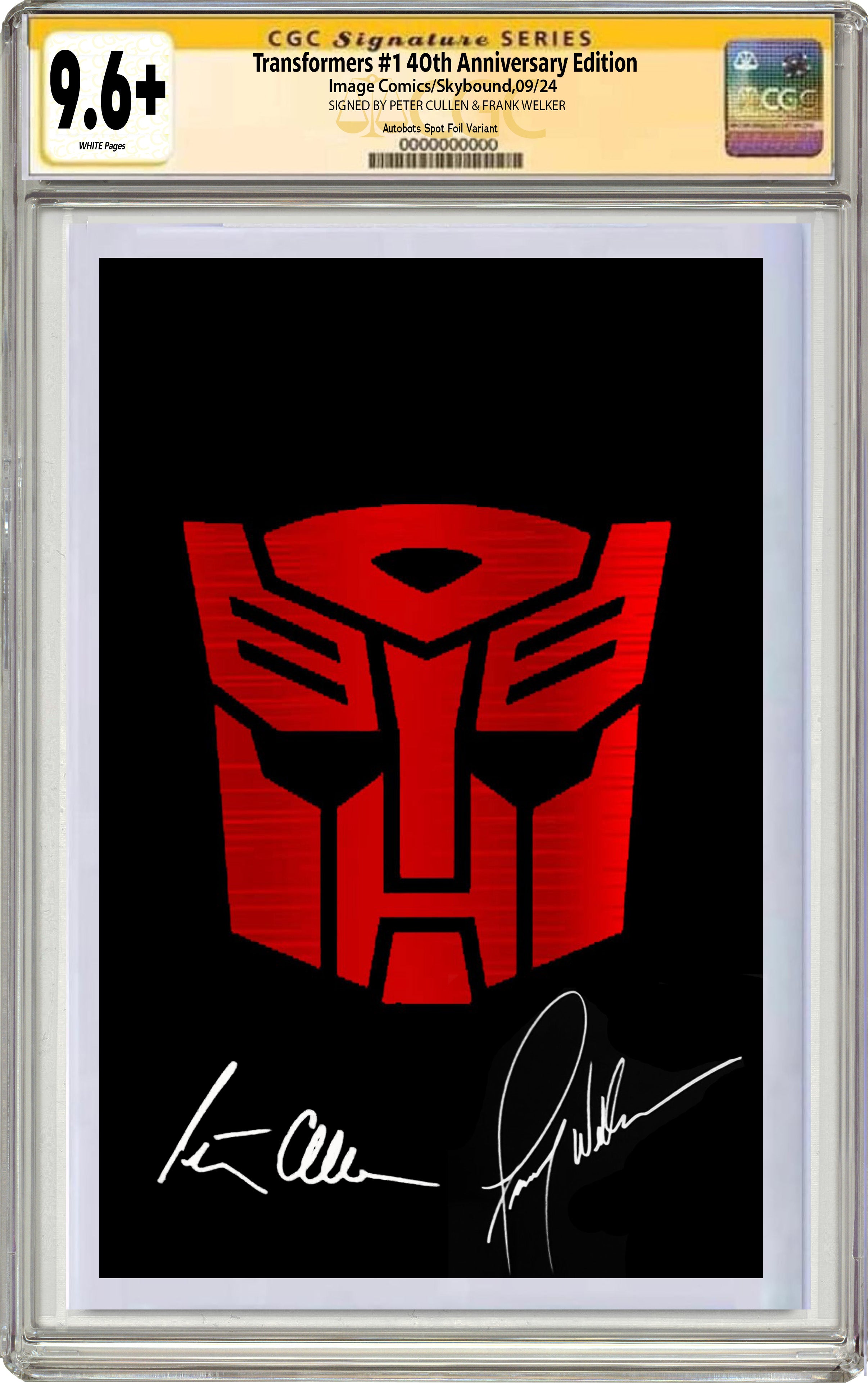 TRANSFORMERS #1 40TH ANNIVERSARY EDITION EXCLUSIVE FOIL VARIANTS 09-25-24
