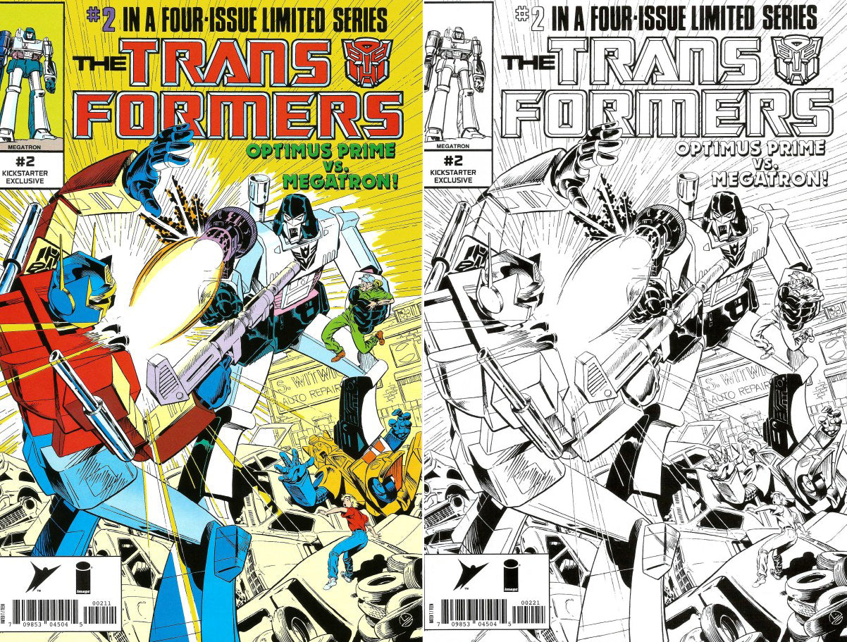 TRANSFORMERS #2 KICKSTARTER EXCLUSIVE VARIANT COVERS