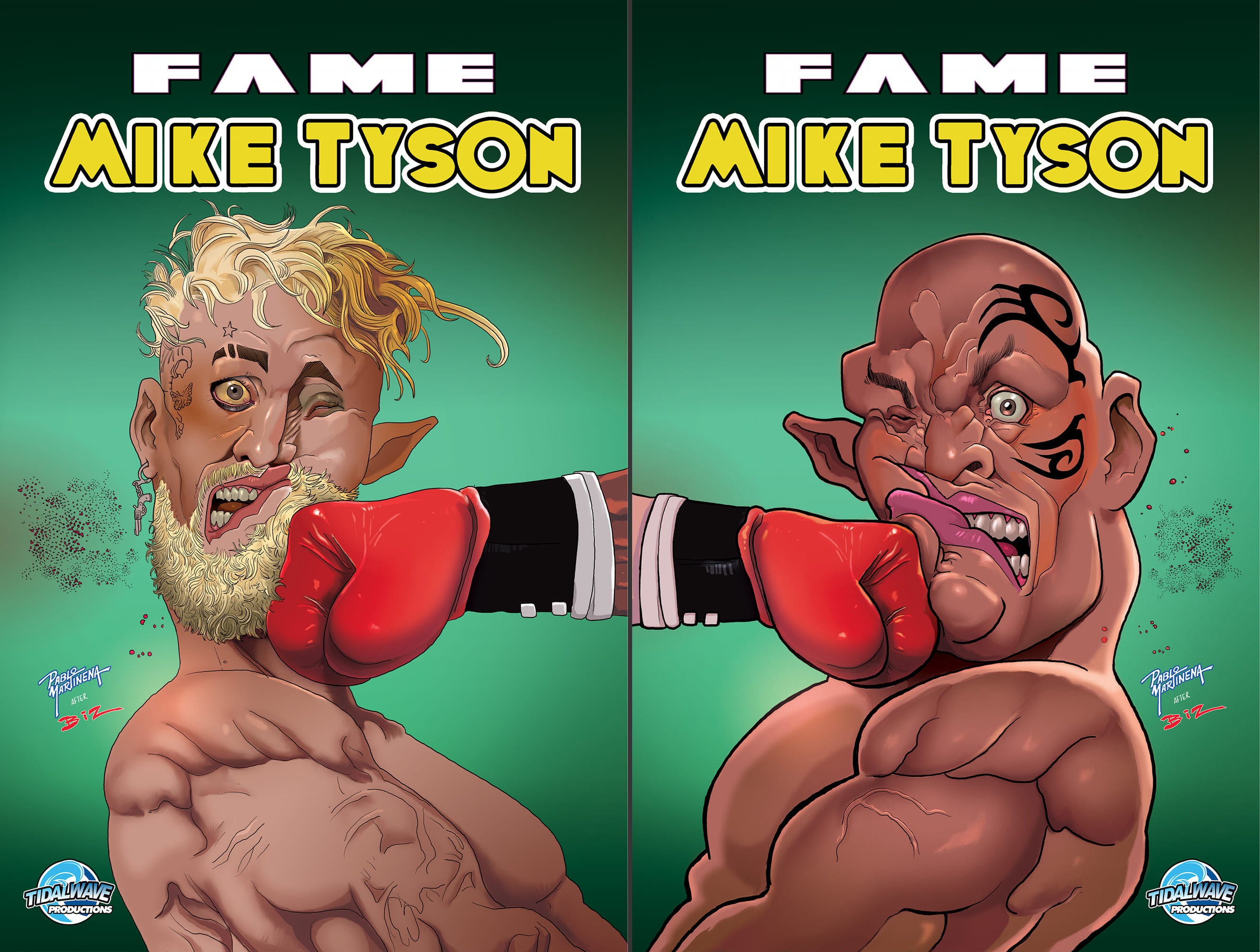 FAME : MIKE TYSON #1 PABLO MARTINENA CONNECTING FIGNT NIGHT EXCLUSIVE VARIANT