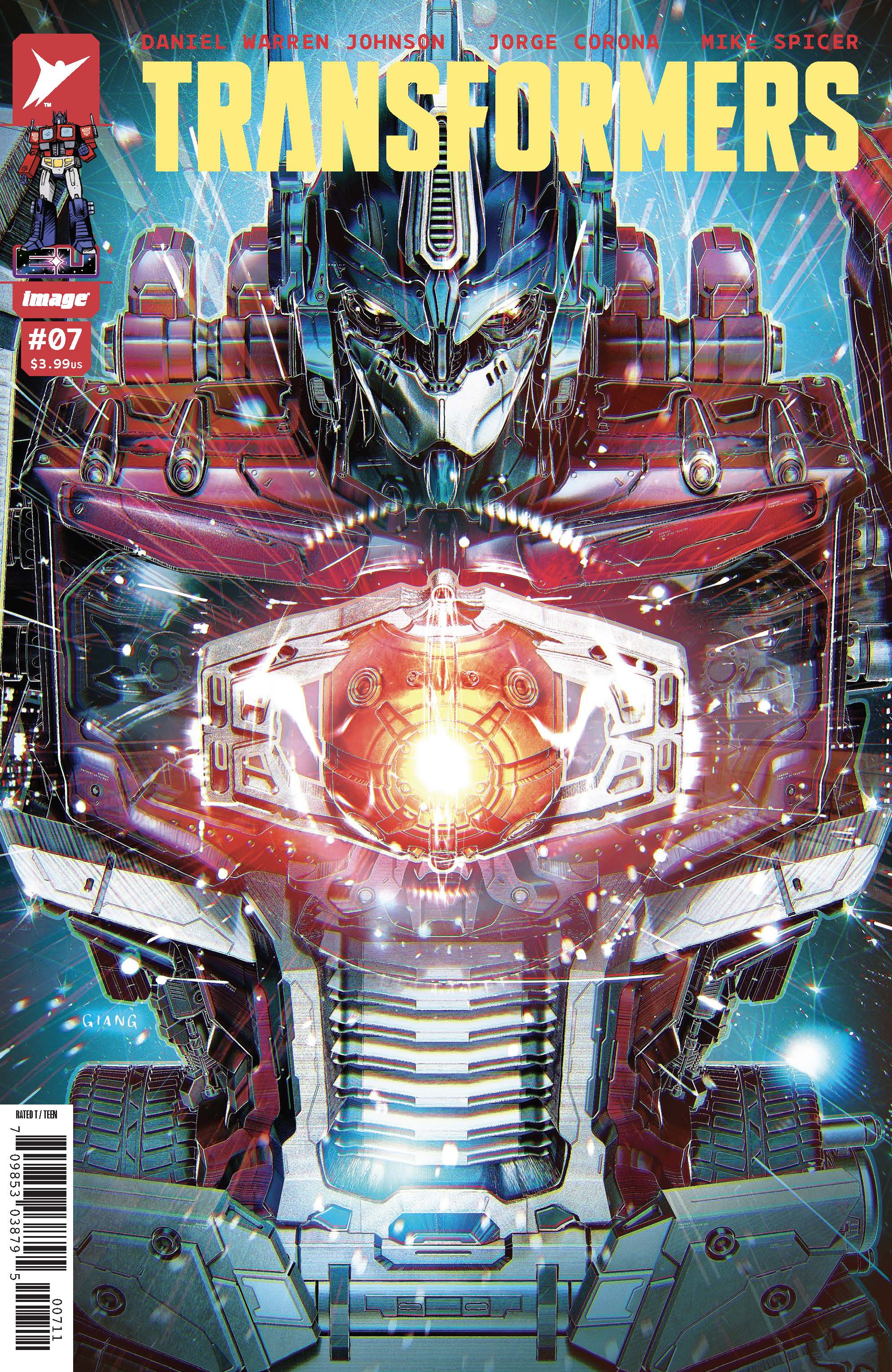 TRANSFORMERS #7 JOHN GIANG "TILL ALL ARE ONE" EXCLUSIVE VARIANT OPTIONS - 4-10-2024
