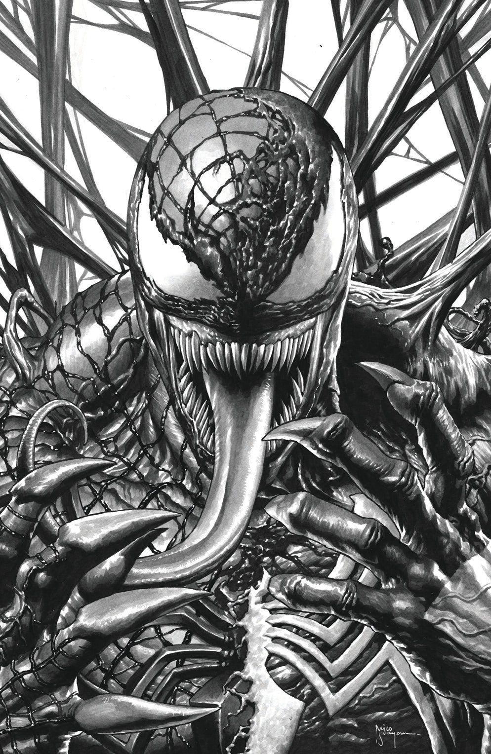 VENOM #252 MICO SUAYAN SGCC SECRET DROP SKETCH VARIANT (M90)(M92)(M243