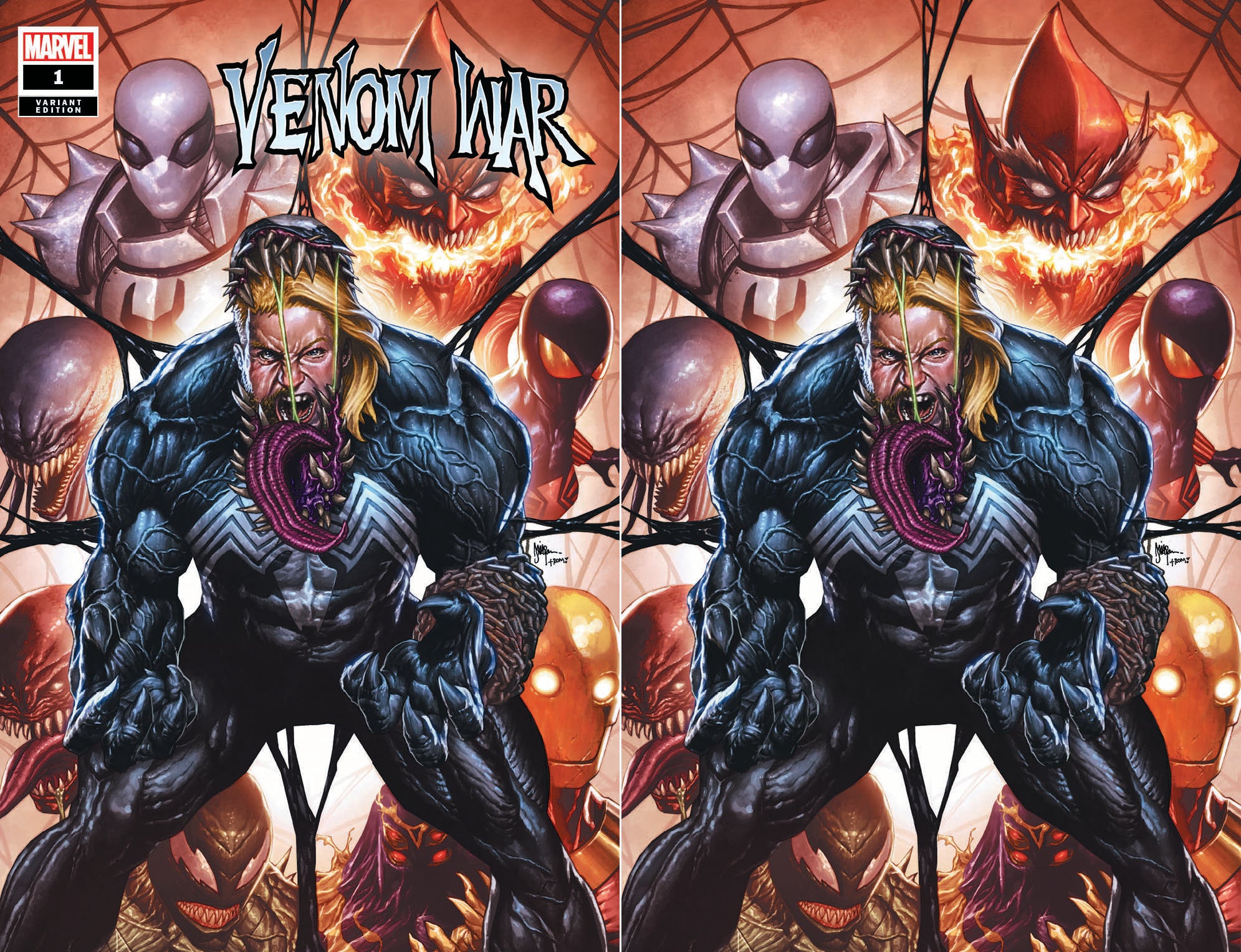 VENOM WAR #1 MICO SUAYAN EXCLUSIVE VARIANT OPTIONS